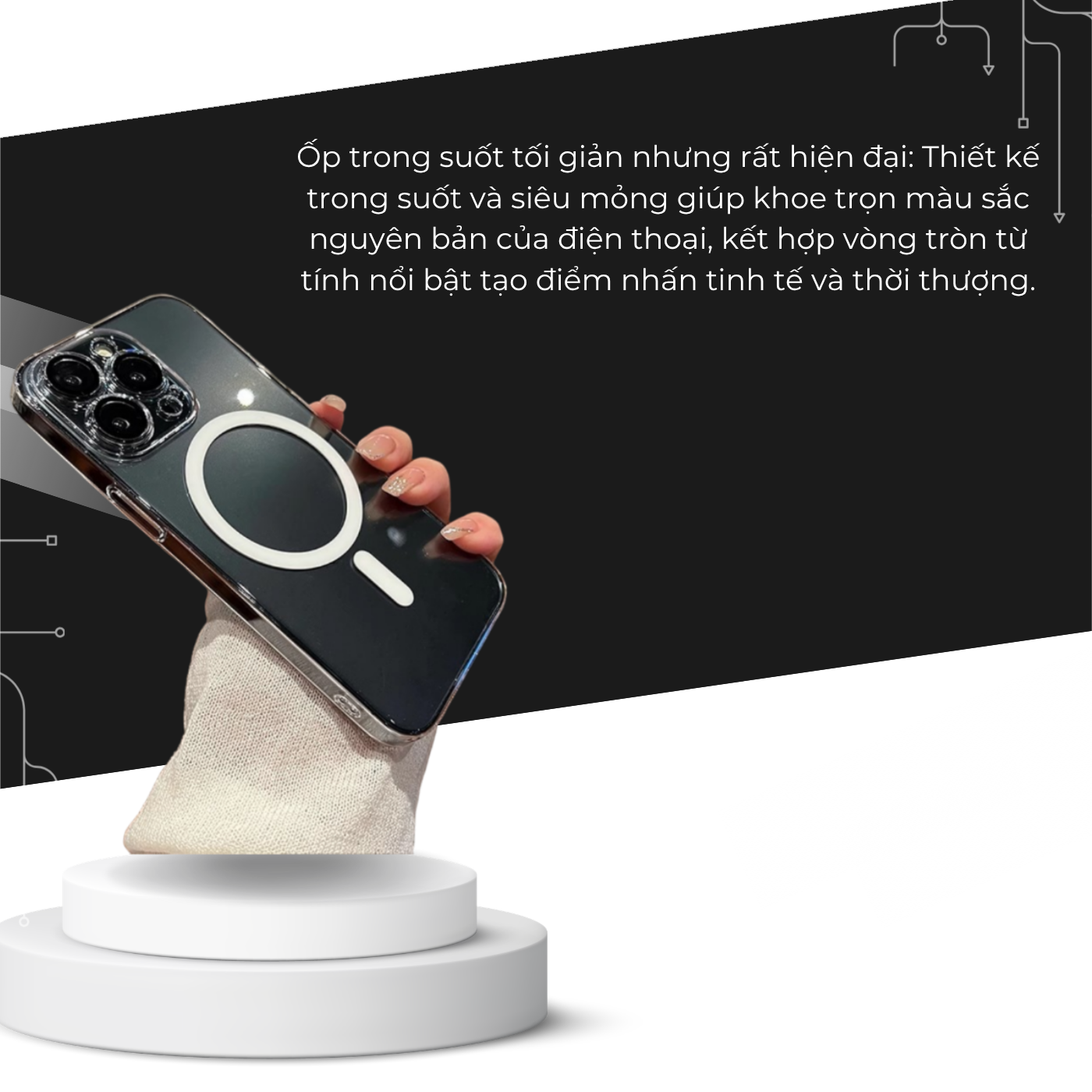 T-ECO SHOP | Ốp Lưng iP 17 Trong Suốt Siêu Mỏng – Có Vòng Từ Tính, Bảo Vệ Camera, Chống Sốc_thumbnail_3