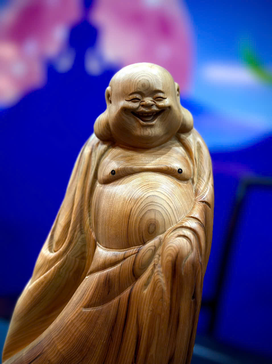 TƯỢNG PHẬT DI LẶC HOAN HỈ GỖ NHAI BÁCH_thumbnail_3