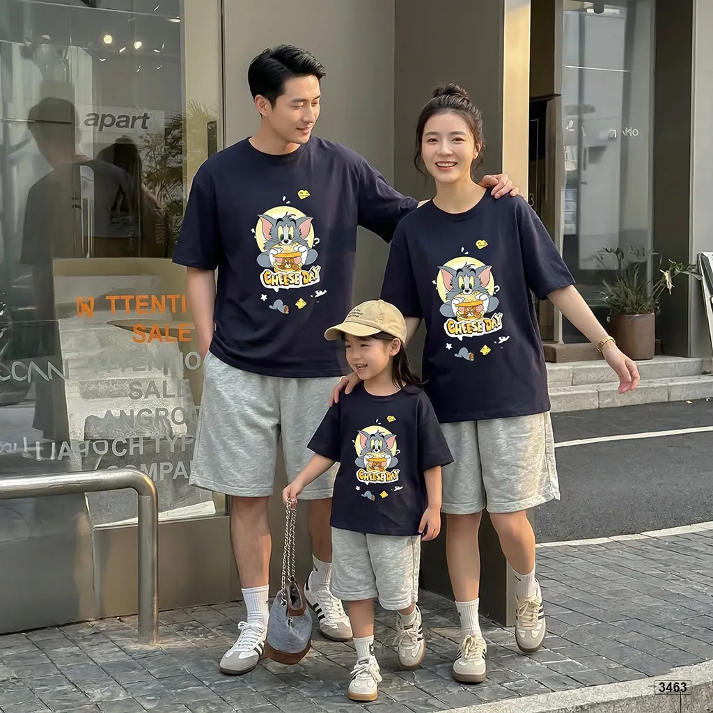 Áo thun form rộng gia đình Tom & Jerry Kado 3462_thumbnail_2