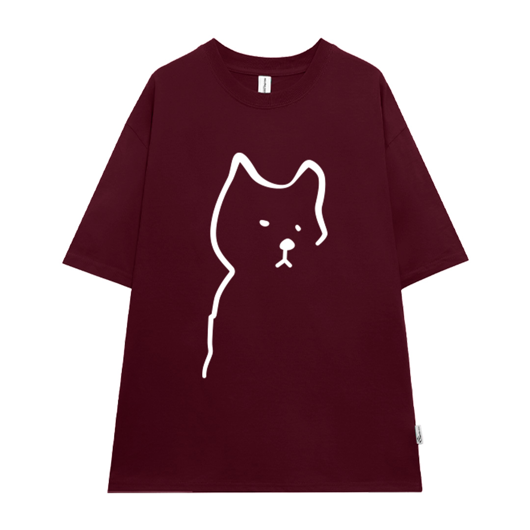 Áo thun cặp đôi couple đáng yêu from rộng ATD1371 Miucho vải cotton cổ tròn in artwork_thumbnail_15