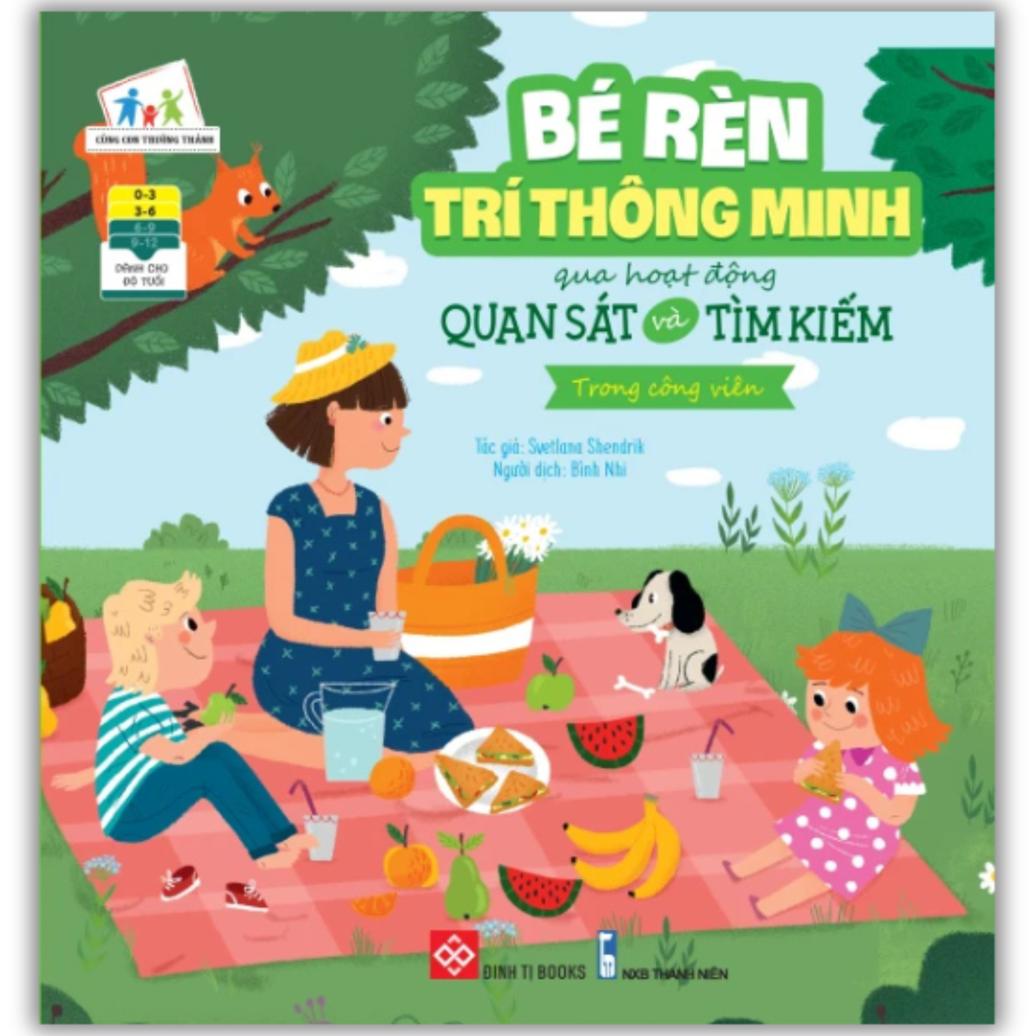 Bé rèn trí thông minh qua hoạt động quan sát và tìm kiếm - Trong công viên