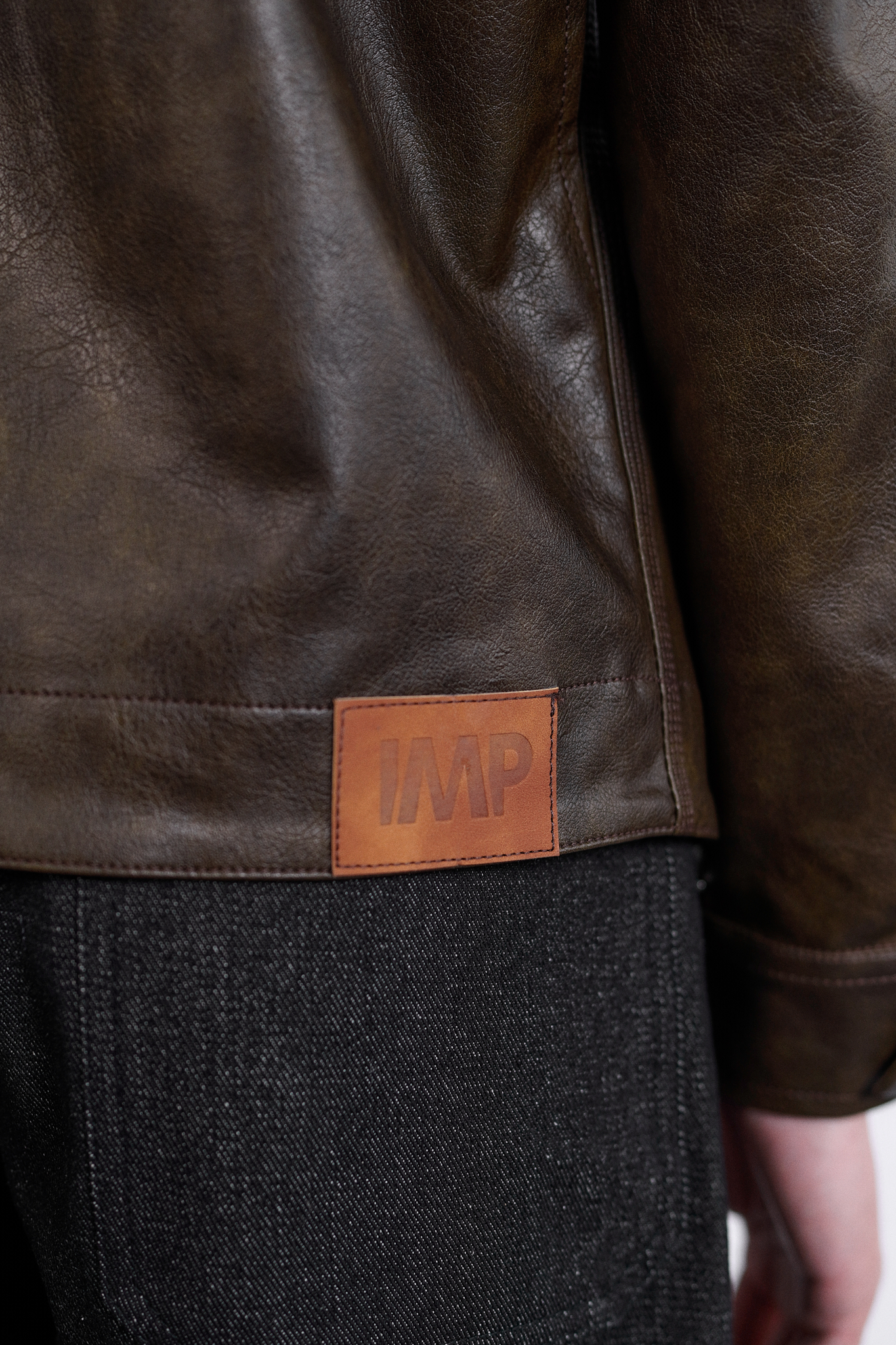 IMP 004 JACKET - Áo khoác Leather Zip Form Regular Crop_thumbnail_8
