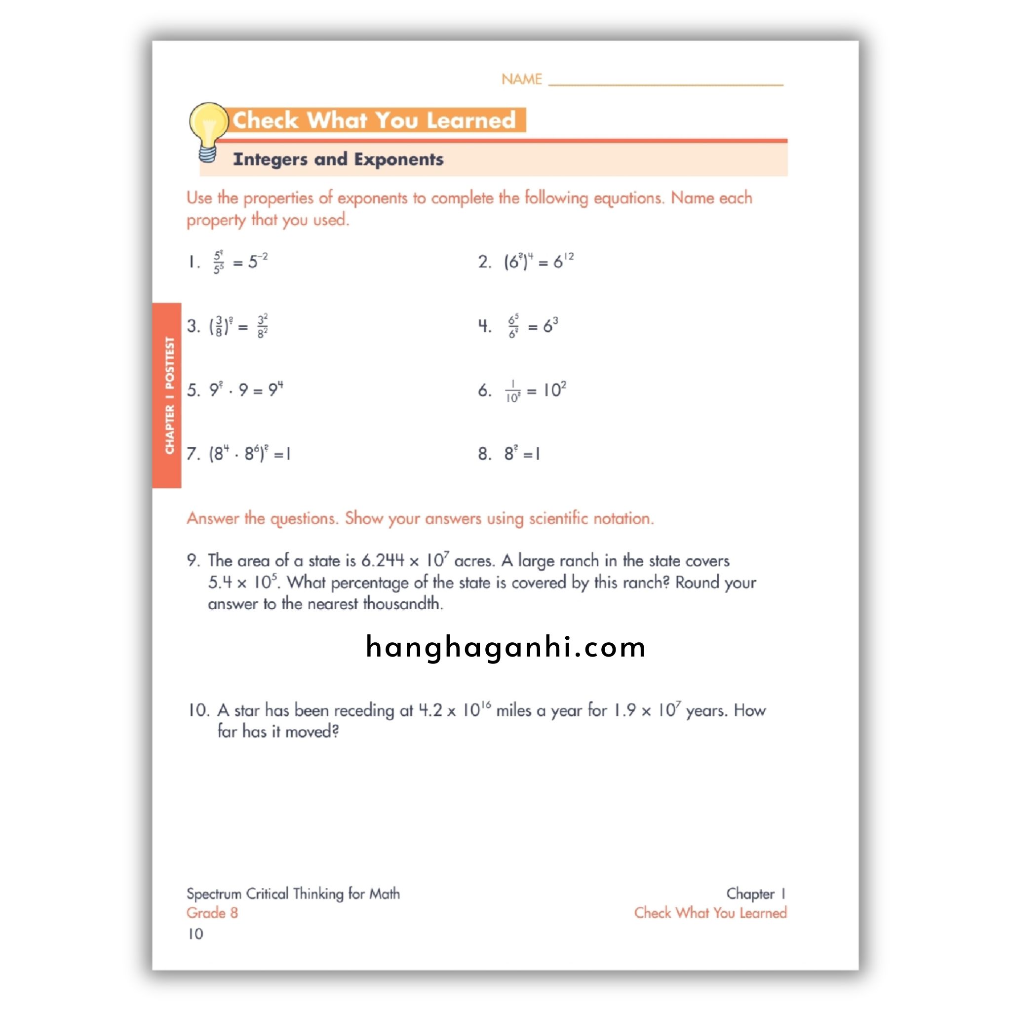 Sách Spectrum Critical Thinking for Math Workbook Grade 8_thumbnail_8