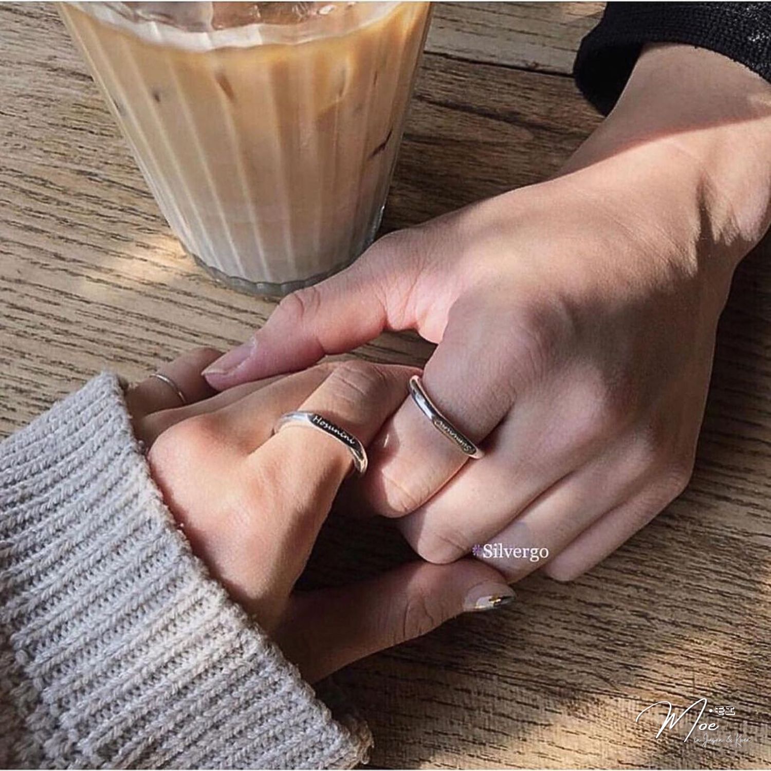 ĐN82 - Nhẫn đôi trơn mặt vát cá tính khắc tên theo yêu cầu_thumbnail_3