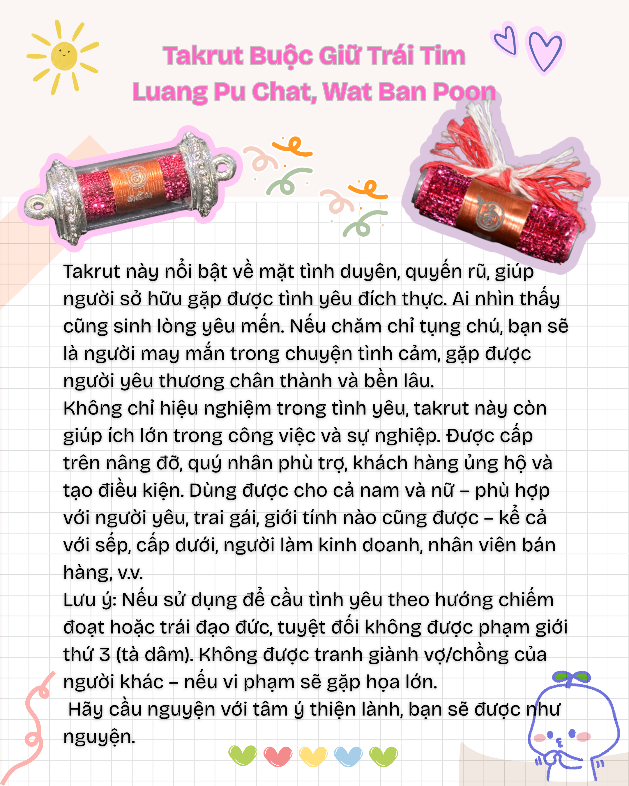 Takrut Buộc Giữ Trái Tim, Luang Pu Chat, Wat Ban Poon_thumbnail_2
