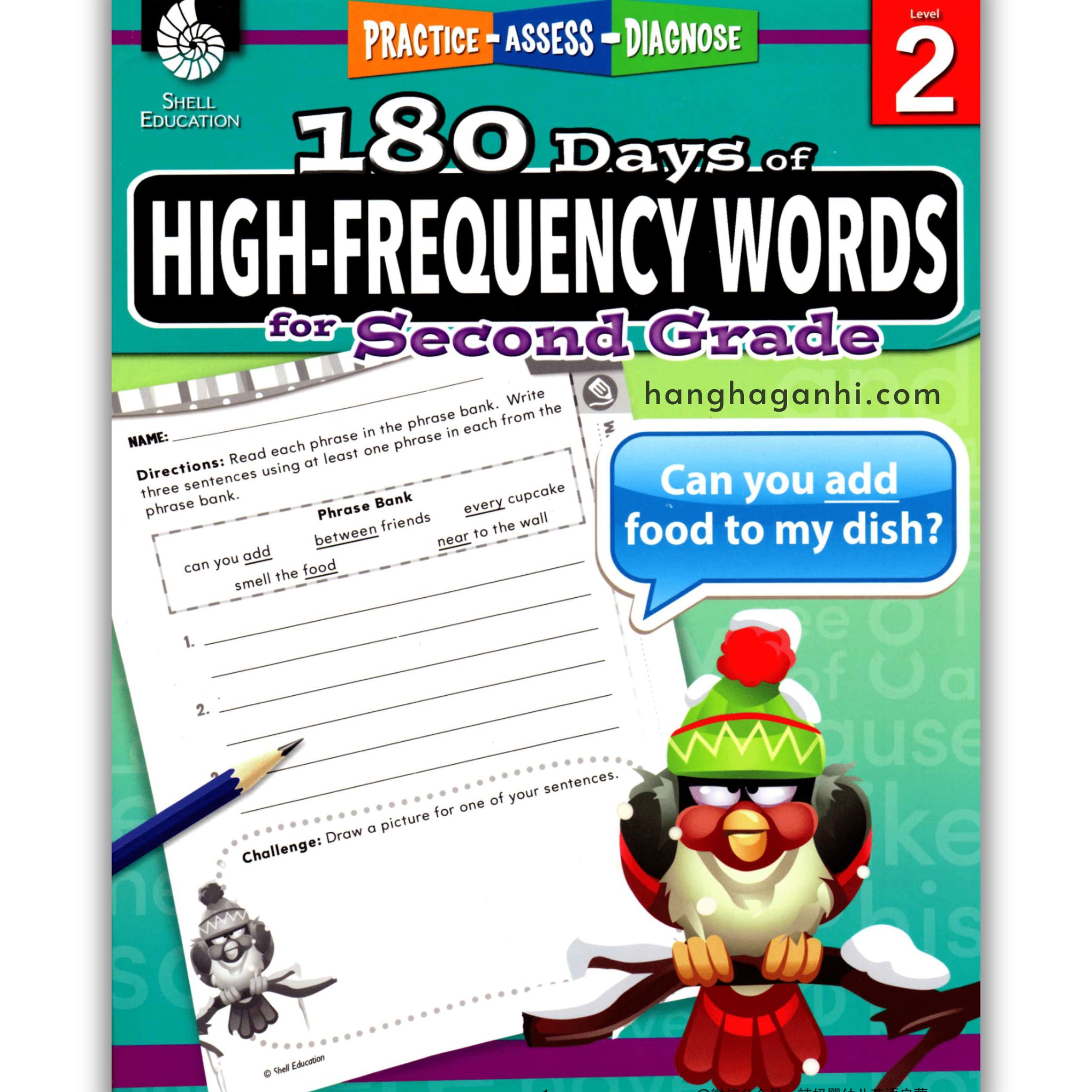 Sách 180 Days Of High Frequency Words Grade 2
