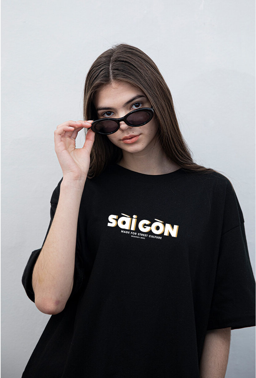 Áo thun local brand Sài Gòn form rộng chất vải cotton dành cho nam nữ nhiều size AT279 Miucho in graphic_thumbnail_6