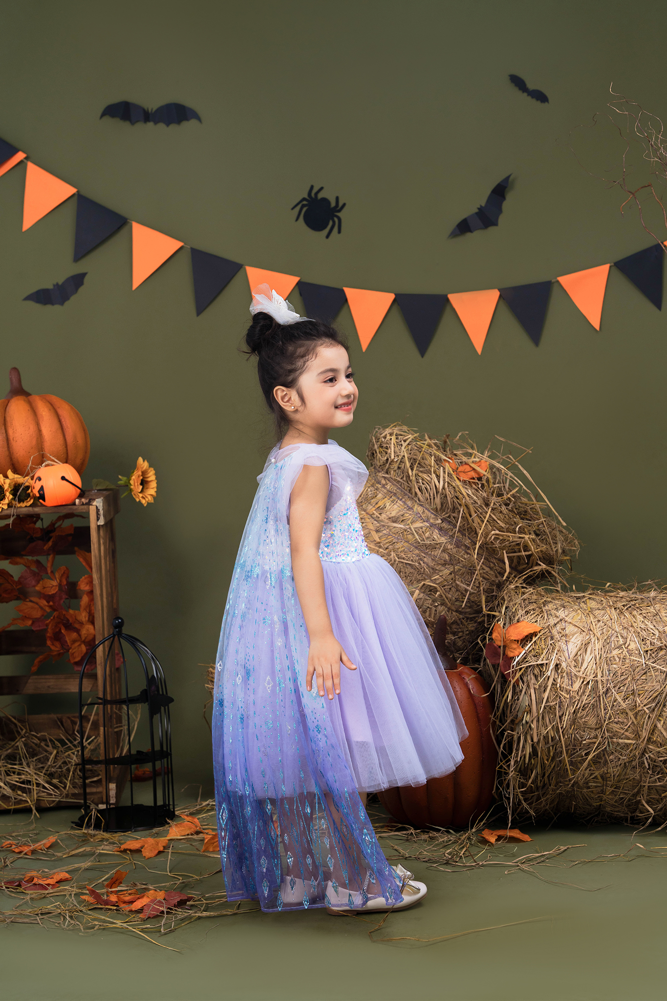 Váy hoá trang Elsa kèm áo choàng_thumbnail_2