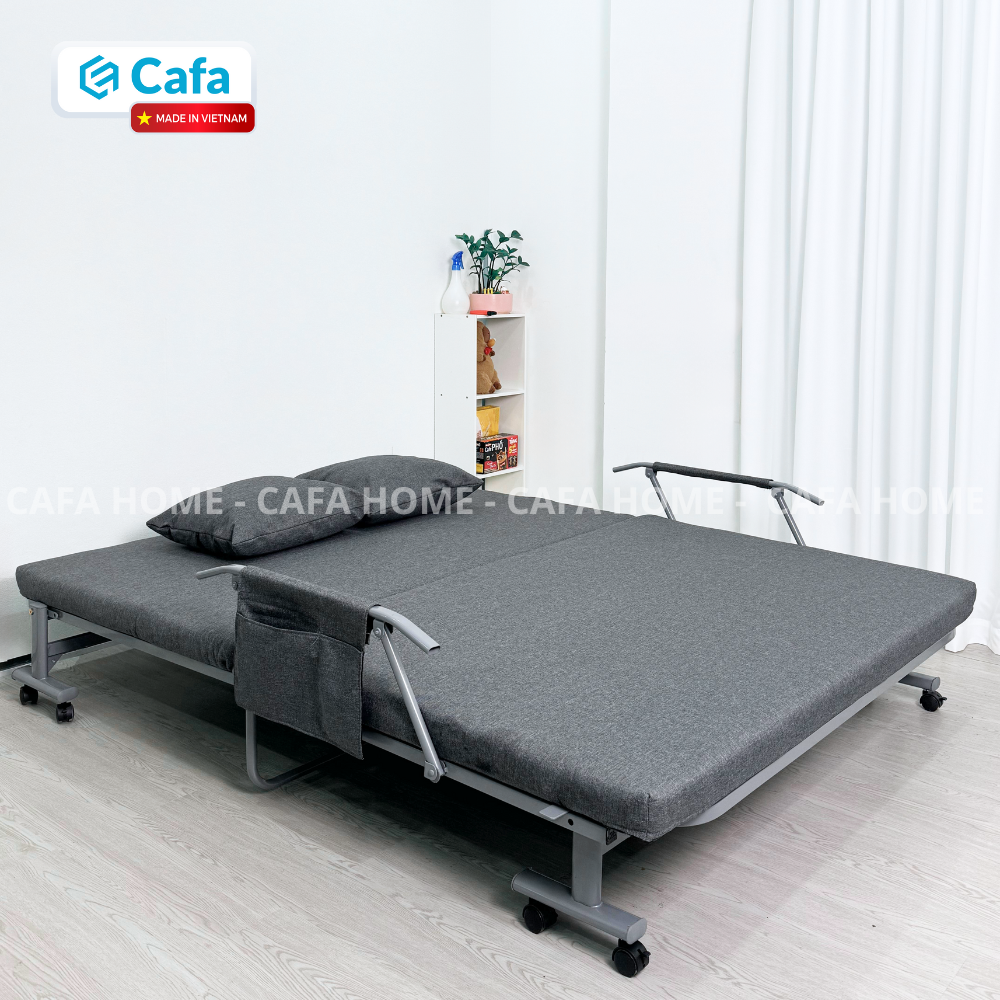 GIƯỜNG GẤP TAY VỊN 150CM