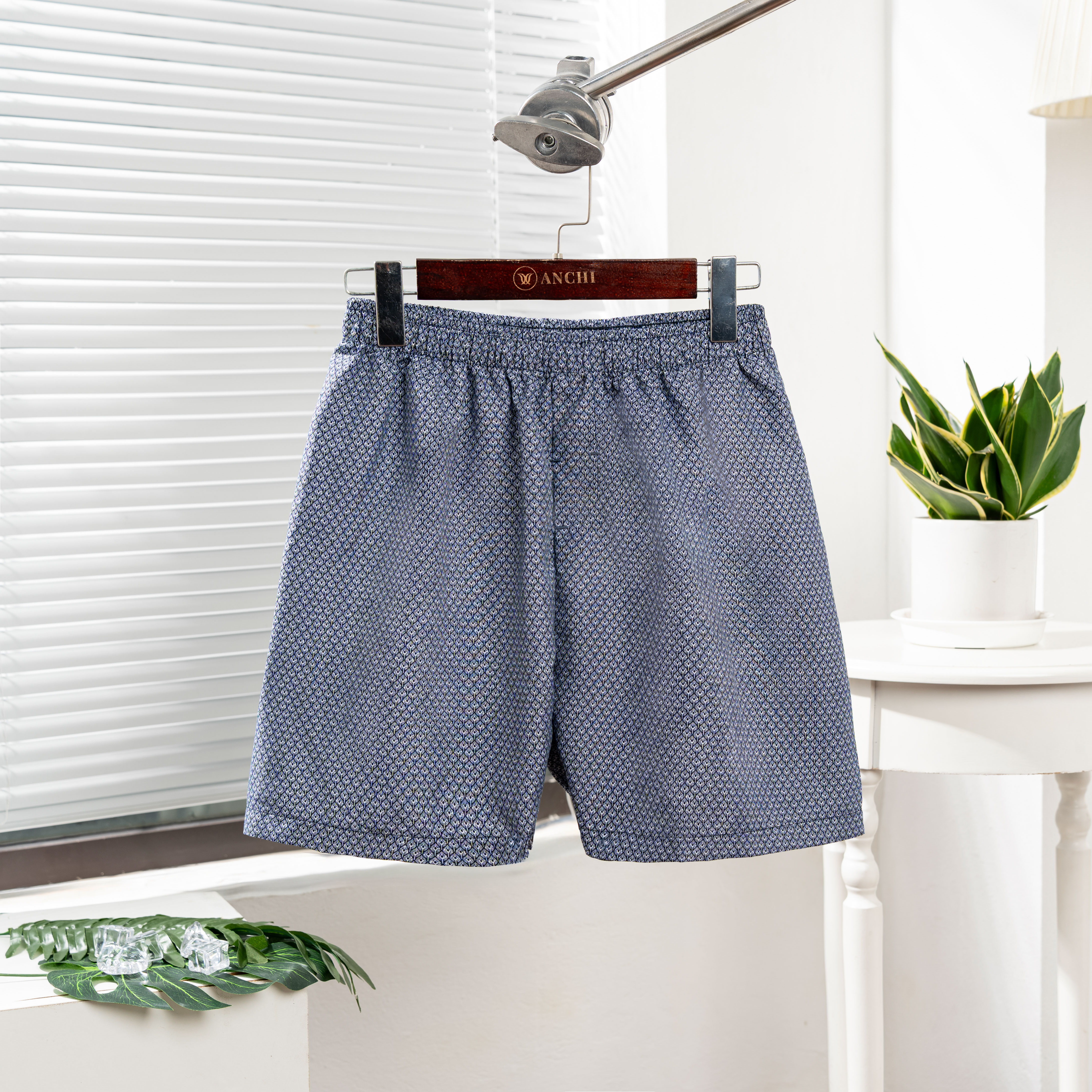 Combo 4 Quần Đùi Sáng Tối Cotton Nam Trung Niên Không Đường May Sườn_thumbnail_5