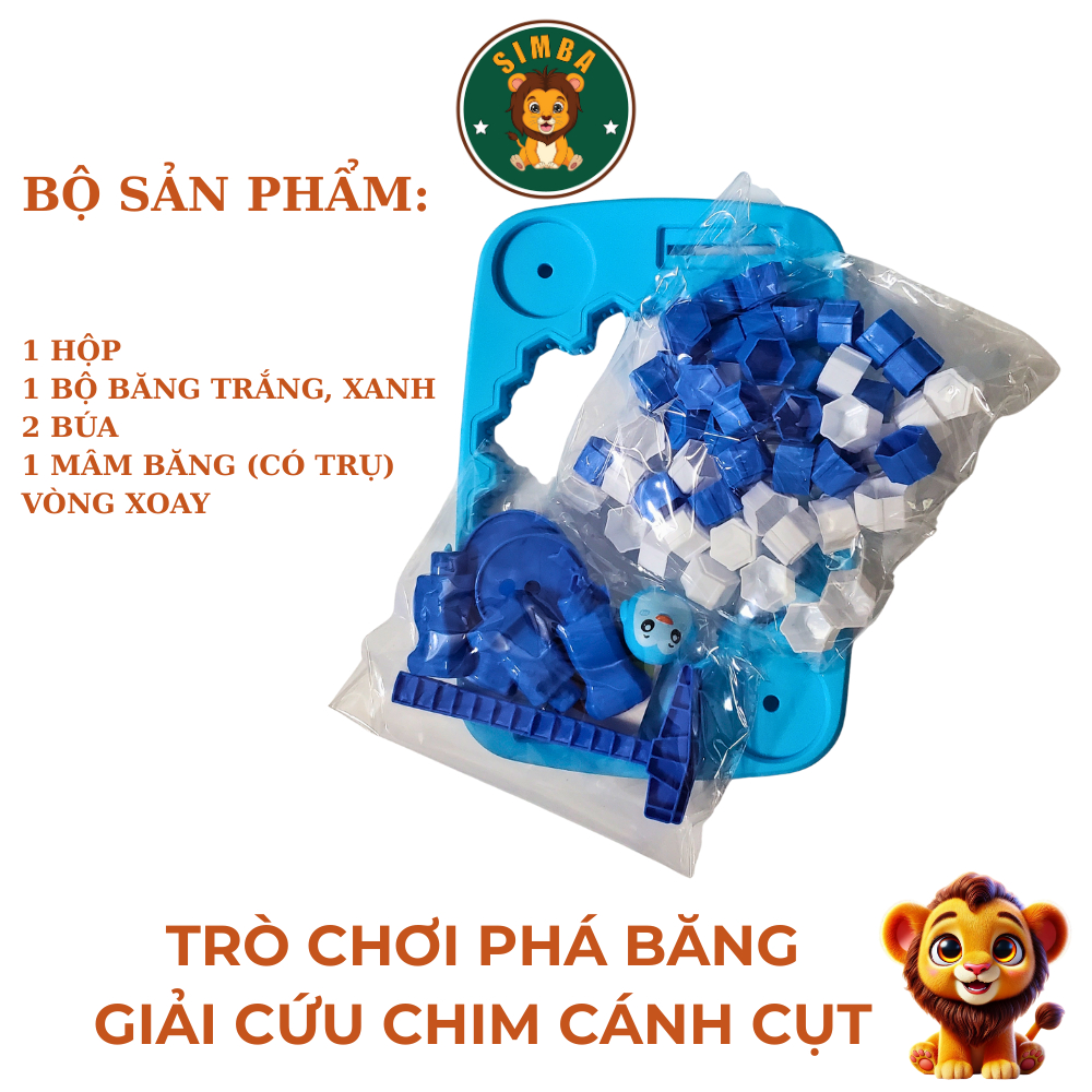 Trò Chơi Phá Băng Giải Cứu Chim Cánh Cụt Simba Shop Tương Tác Rèn Luyện Phản Xạ Khéo Léo Cho Bé_thumbnail_2
