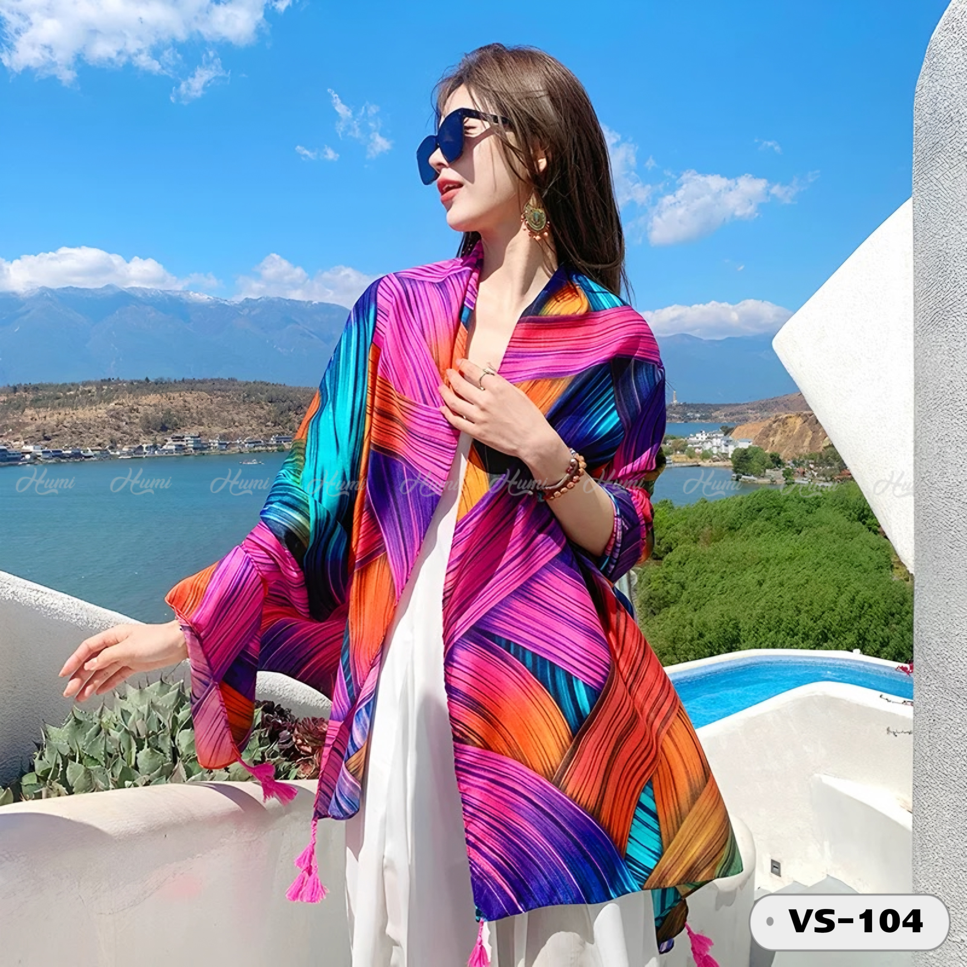 KHĂN HỌA TIẾT THỔ CẨM (VS104)