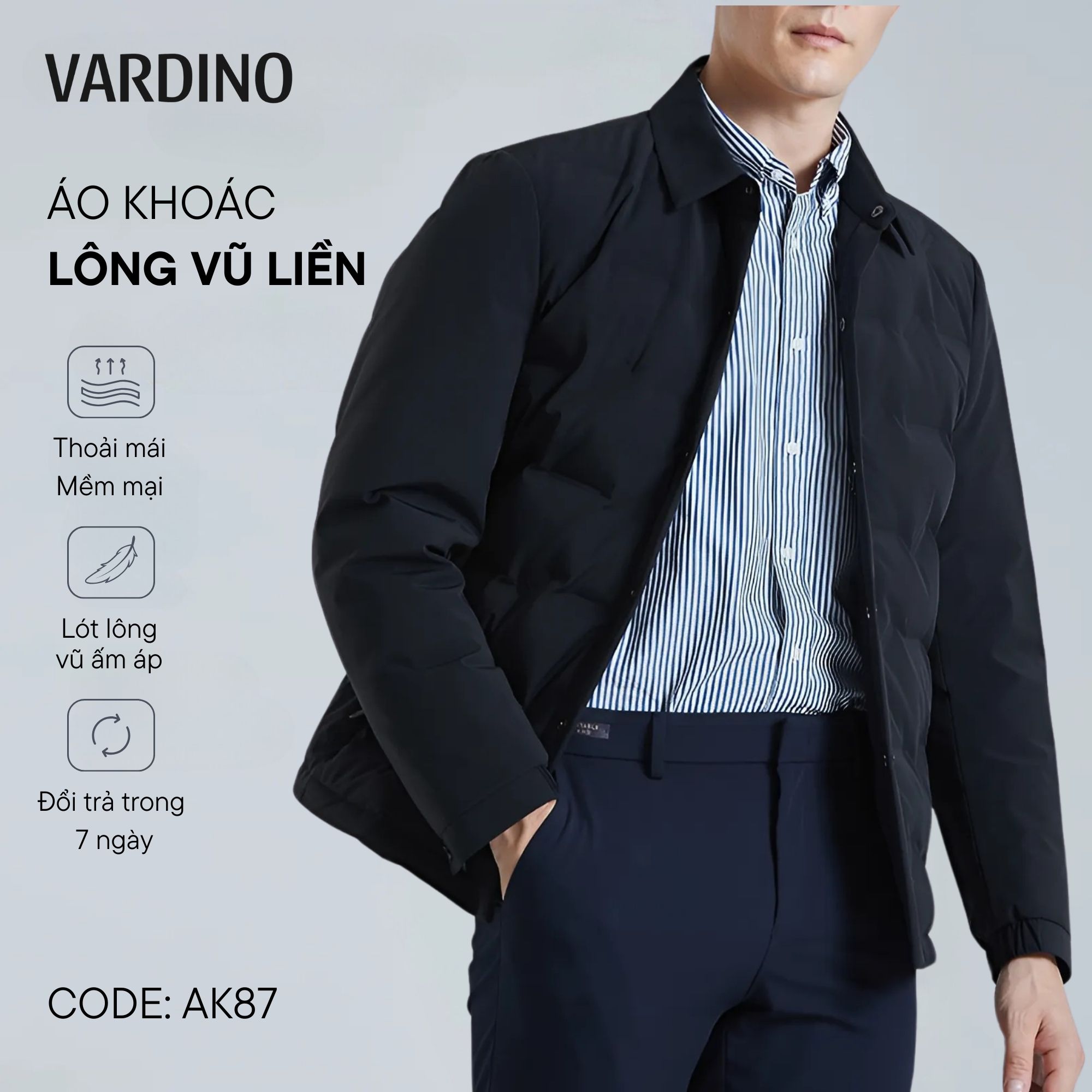 Áo khoác lông vũ liền Vardino AK87_thumbnail_3