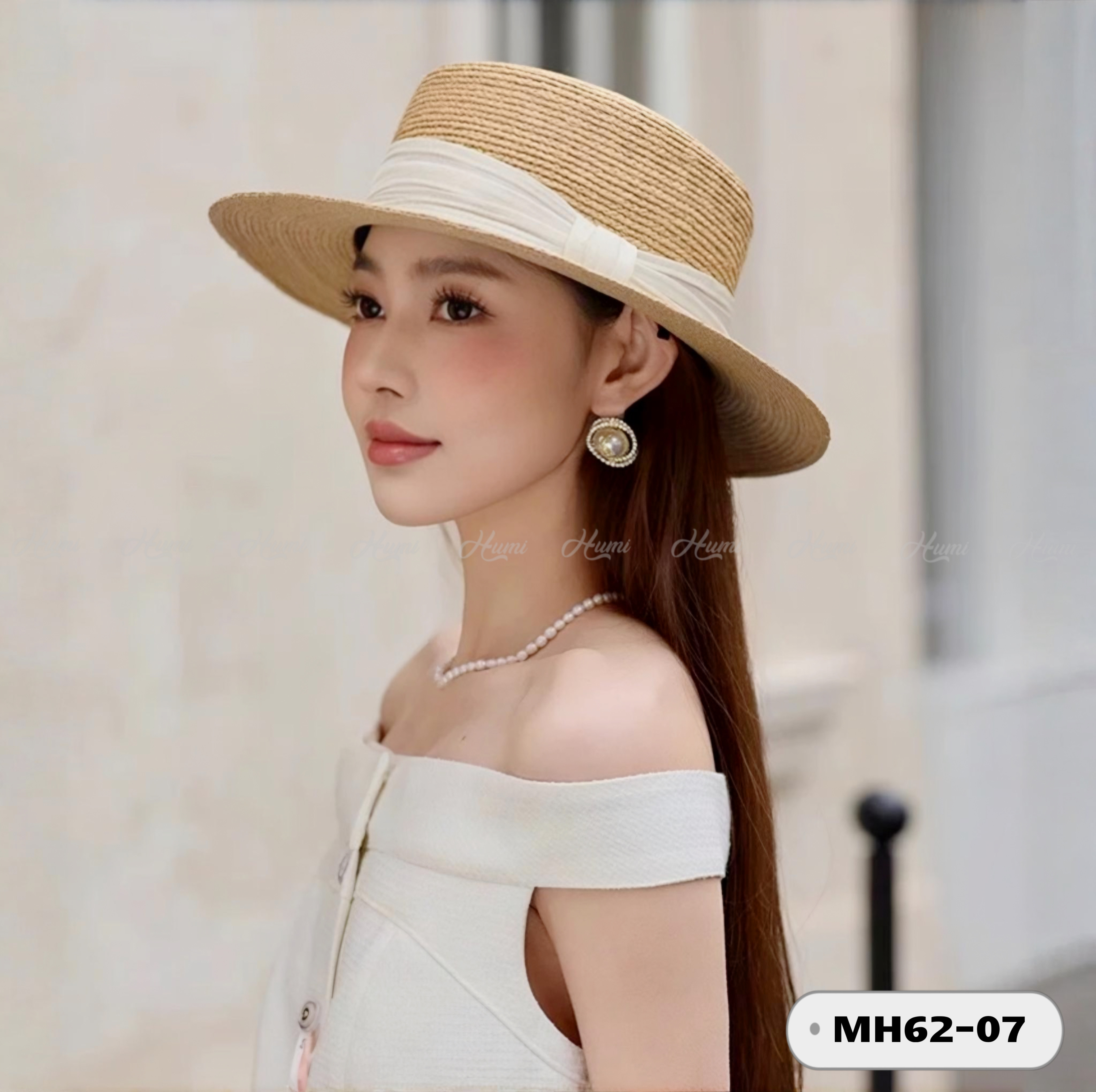 MŨ RAFFIA CAO CẤP (MH62-07 NƠ KEM)_thumbnail_0