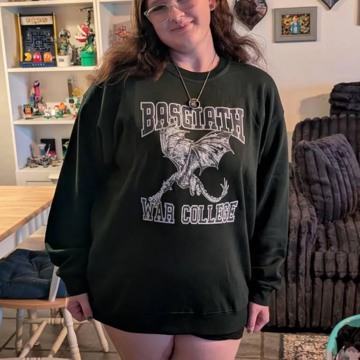 Skyborne Academy Sweatshirt – Bookish Fantasy Two-Sided Design_thumbnail_7