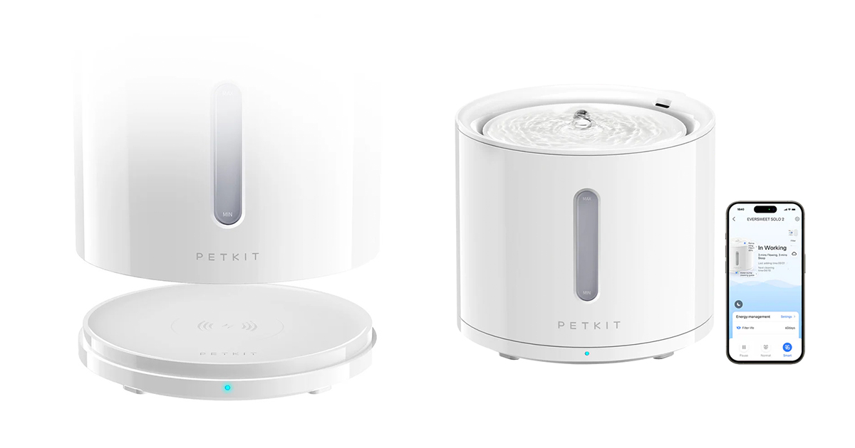 PETKIT EVERSWEET Solo 2 Cordless Pet Water Fountain