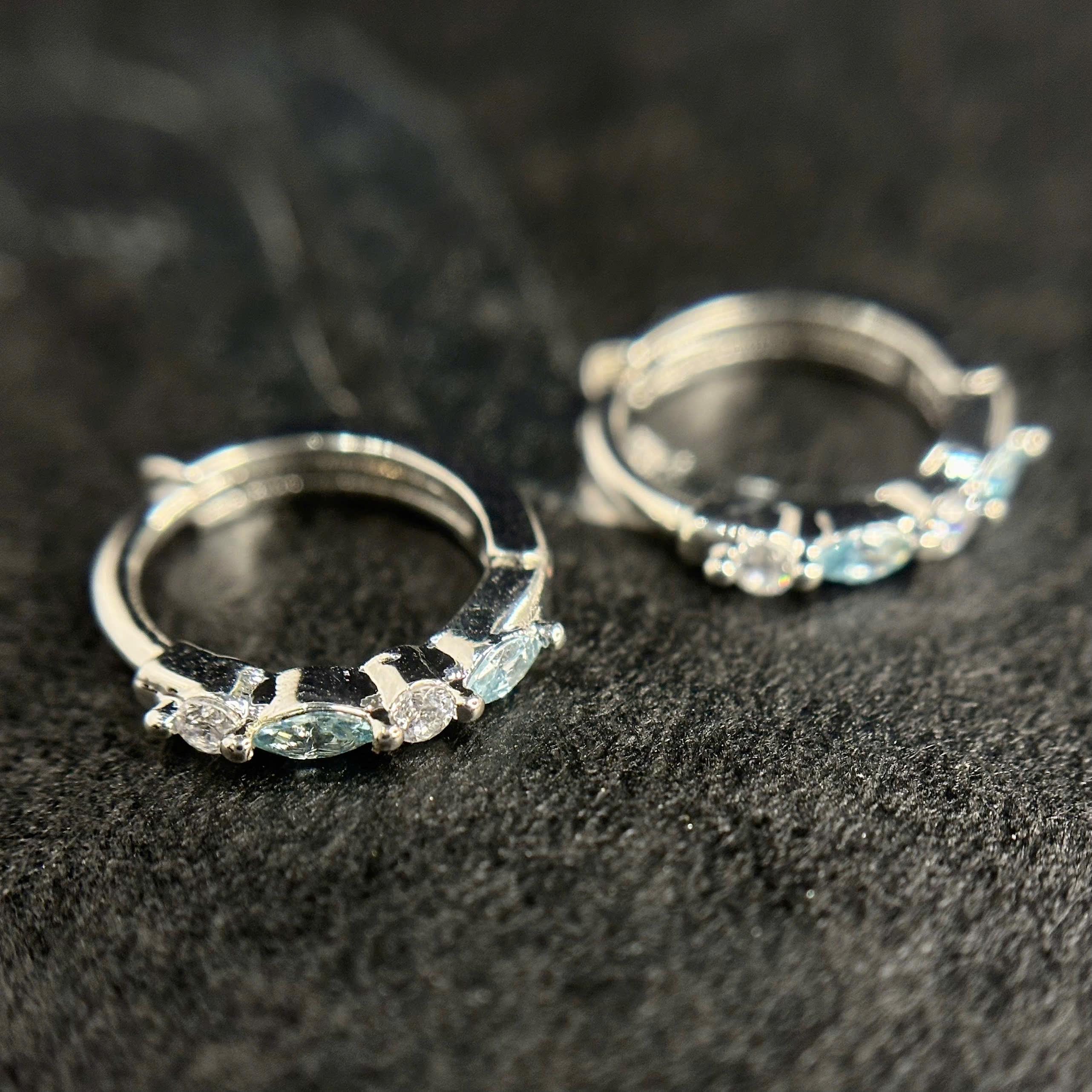 Khuyên vòng kiểu đá xanh trắng hợp kim s8_thumbnail_1