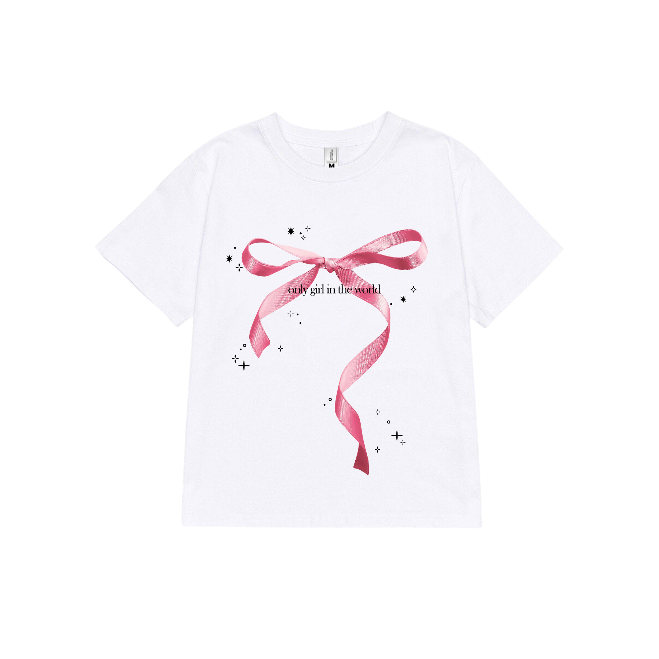 Áo thun baby tee hình nơ form ôm xinh xắn ABD849 Miucho tay ngắn vải Cotton Cổ tròn hotrend in basic_thumbnail_8