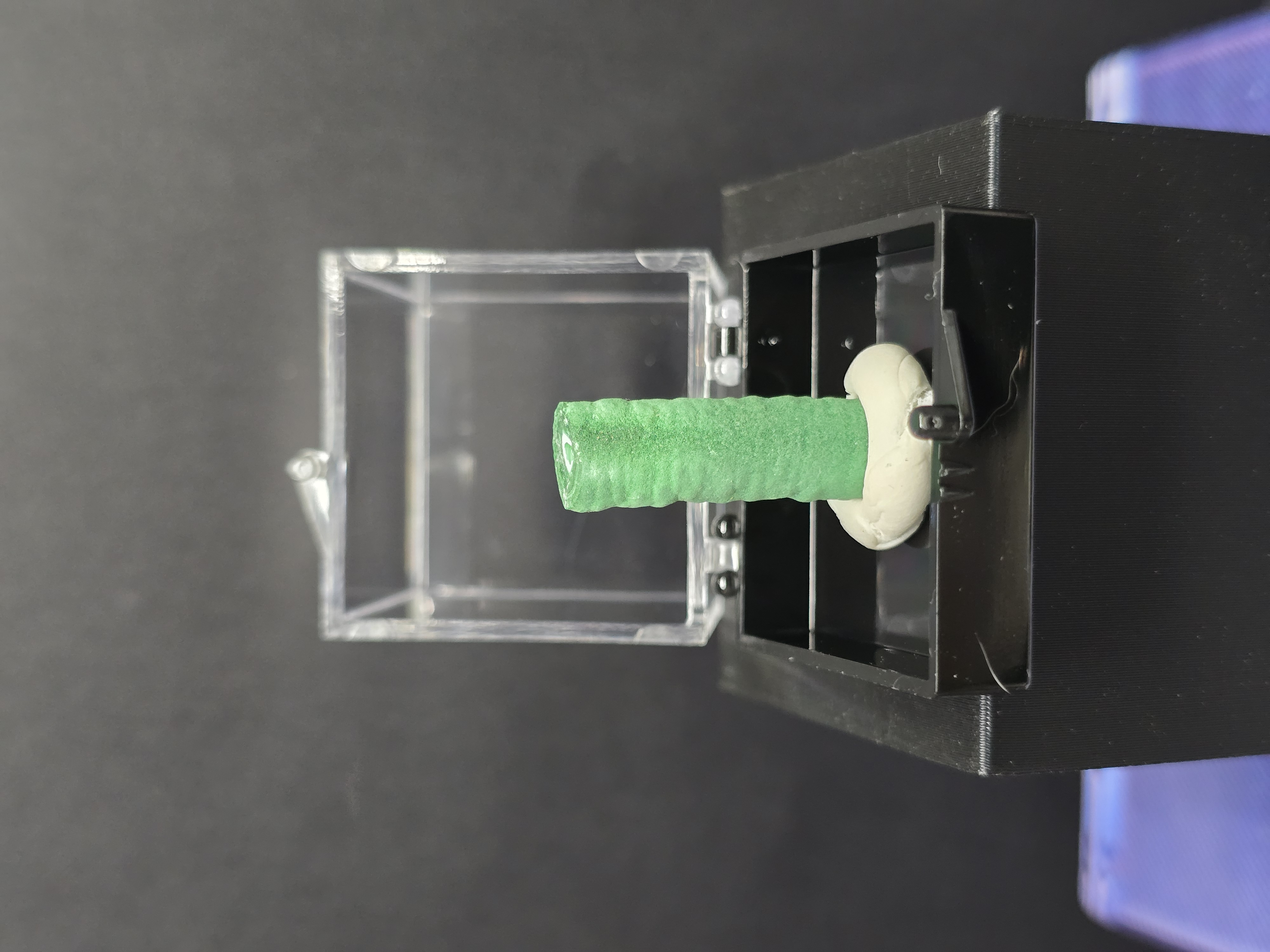 Thạch Nhũ Tinh Thể Malachite - CHDC Congo (Kèm Hộp Hoặc Đế Trưng Bày Như Hình)