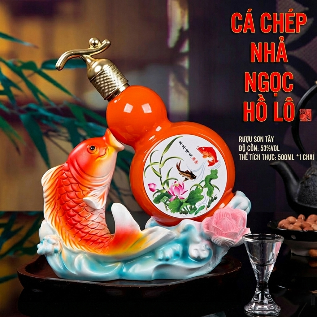 CÁ CHÉP NHẢ NGỌC HỒ LÔ