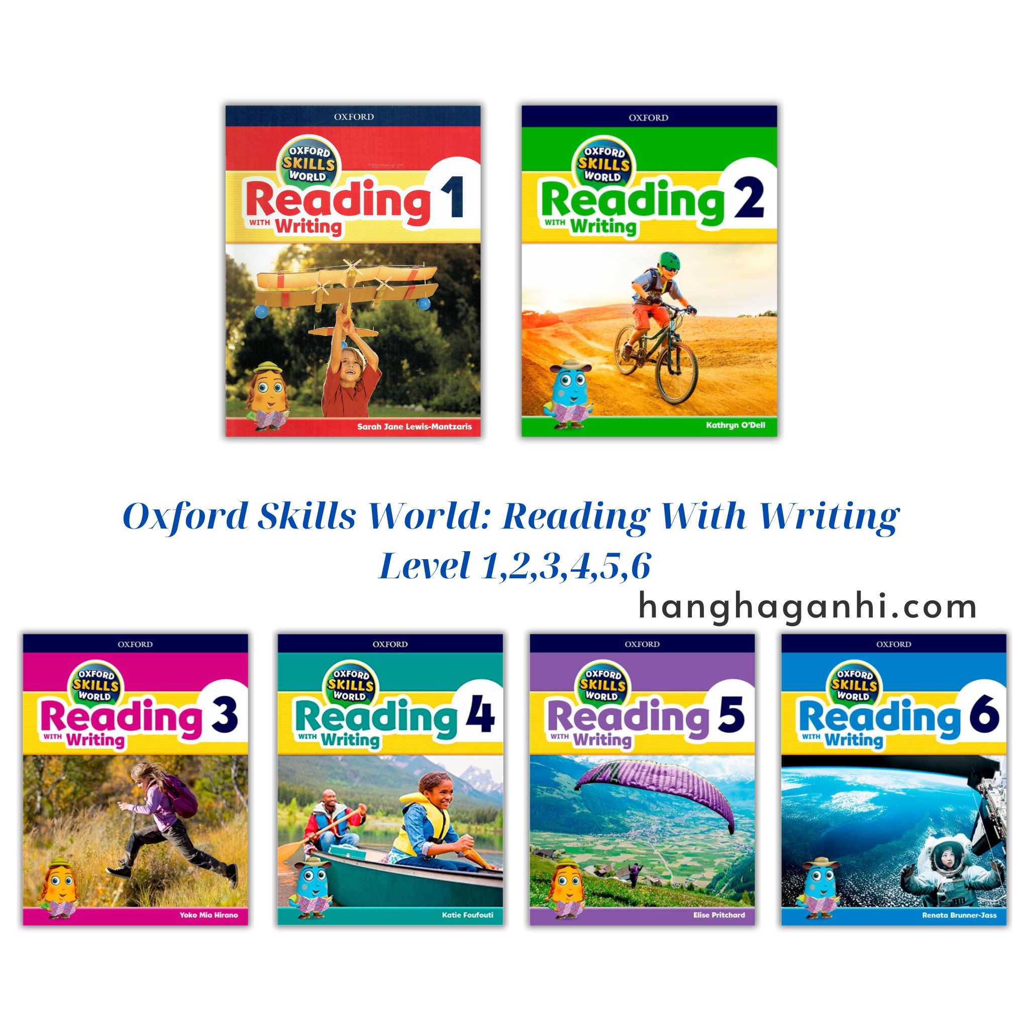 Bộ 6 cuốn Reading With Writing Oxford Skills World
