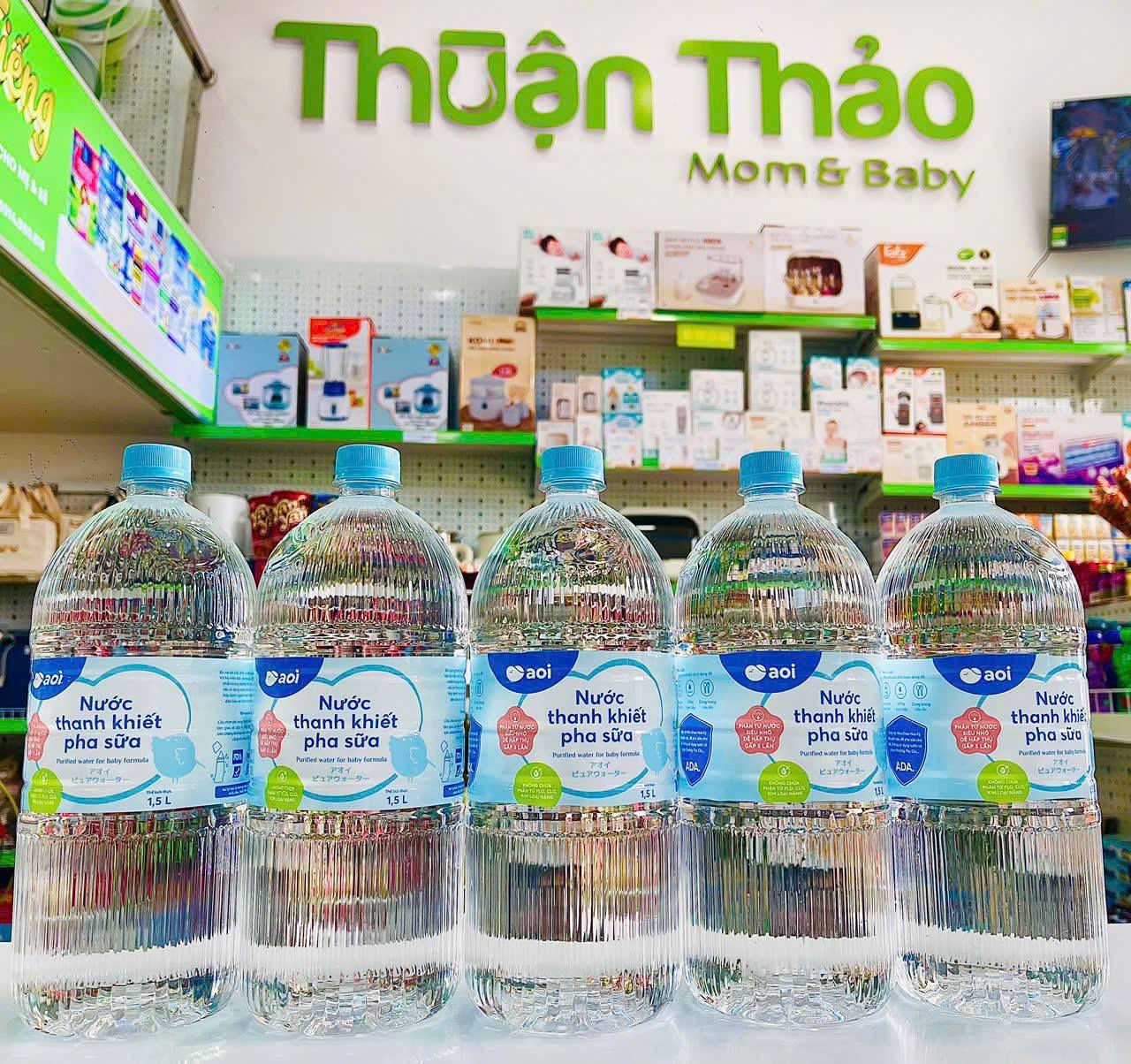 Nước thanh khiết pha sữa Aoi 1,5L