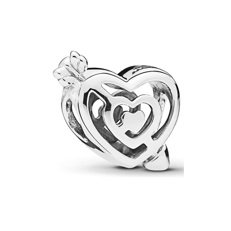 CL222 - Charm lẻ mũi tên trái tim