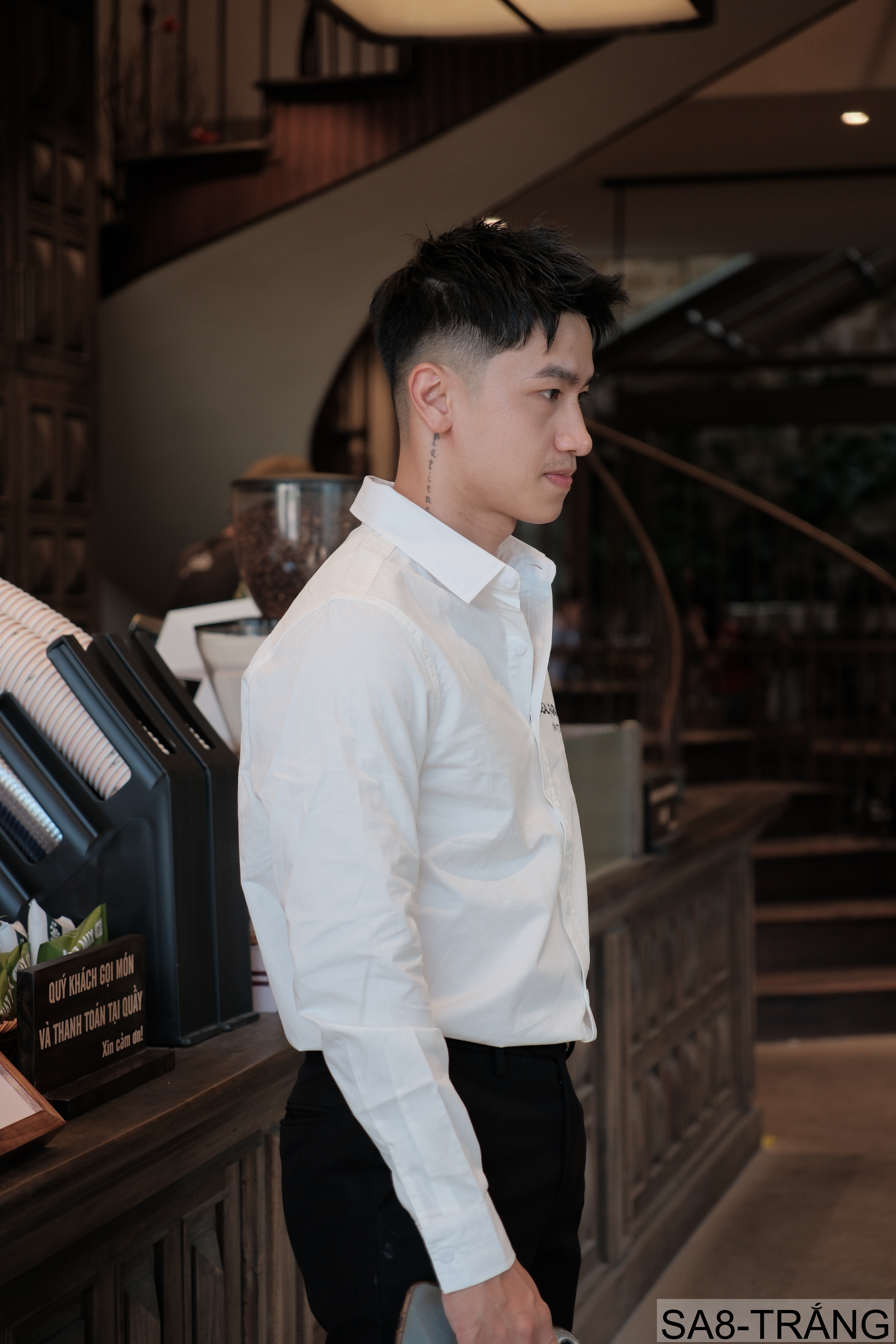 SA8 - Áo sơ mi nam dài tay phong cách, in chữ cá tính, chất cotton mềm mại, dáng rộng thoải mái_thumbnail_3