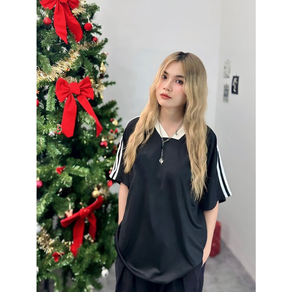 Áo Jersey trơn form rộng local brand ATPT003 Miucho tay ngắn cổ tròn in basic_thumbnail_4