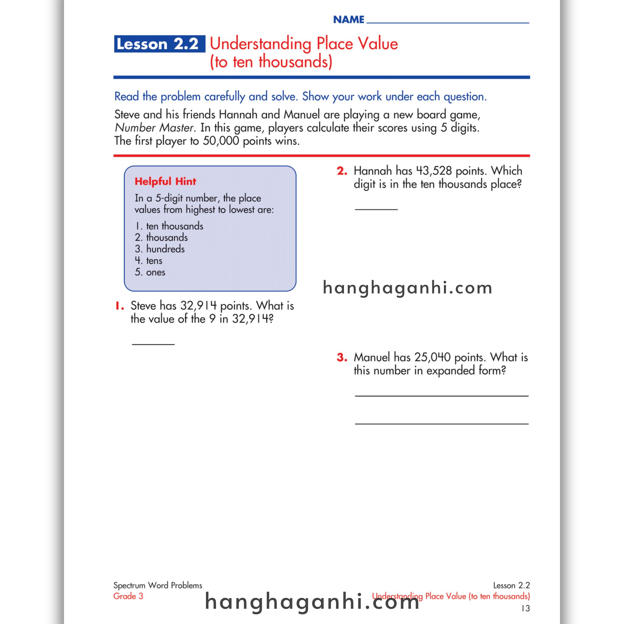 Sách Spectrum Word Problems Workbook Grade 3_thumbnail_11
