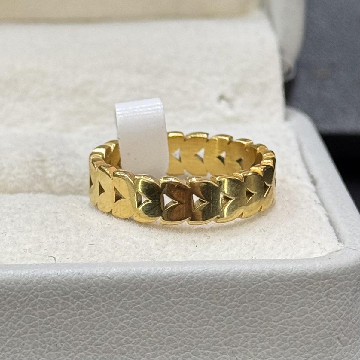 nhẫn kiểu titan vàng bông lúa mạch size 6_thumbnail_2