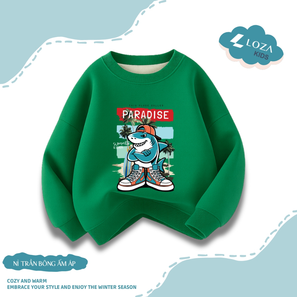 Áo sweater bé trai BST Brainrot, Tung Tung Sahur  - Áo nỉ trẻ em cổ tròn size từ 15-40kg  Loza Kids IN011_thumbnail_15