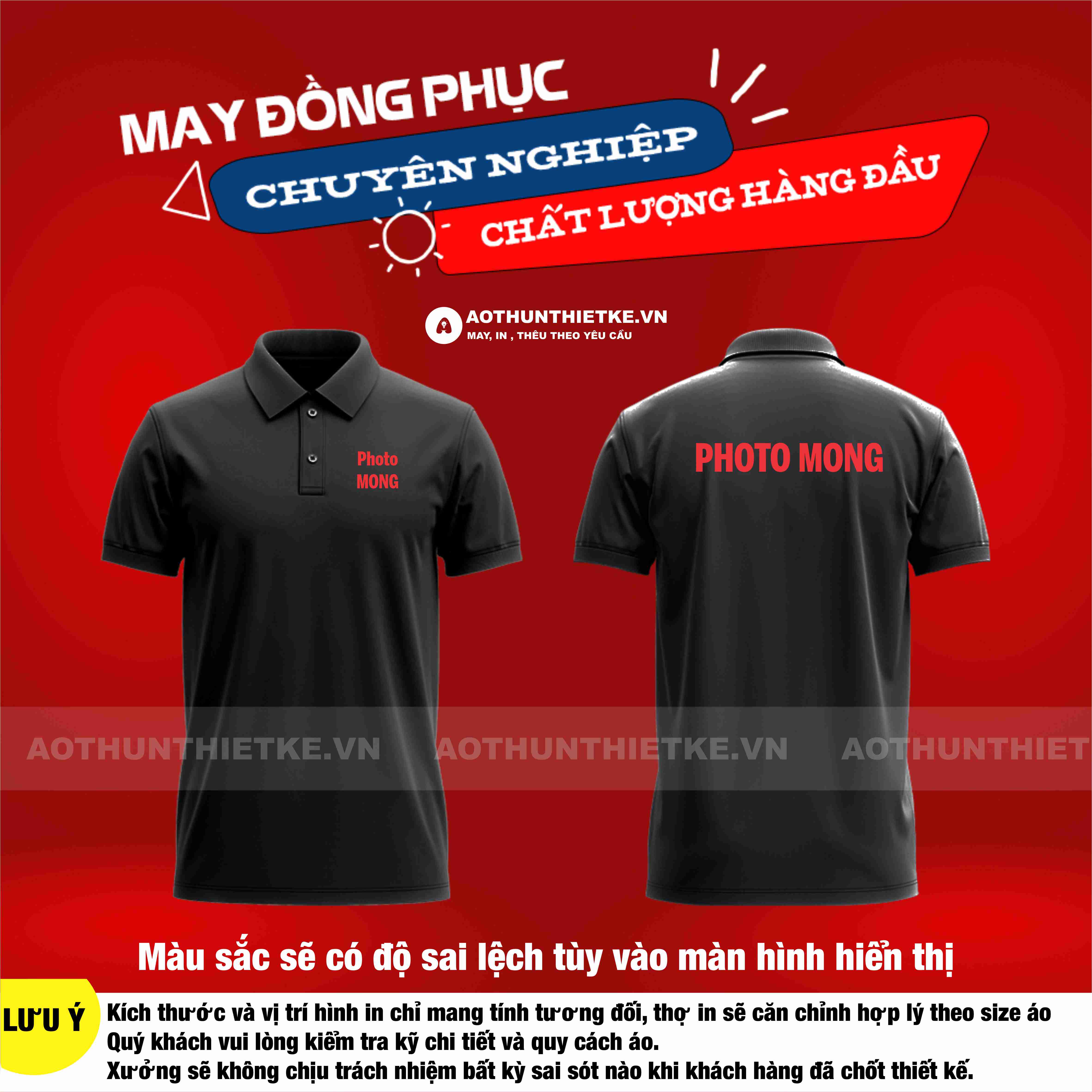 Áo Đồng Phục Tiệm Photo Mong