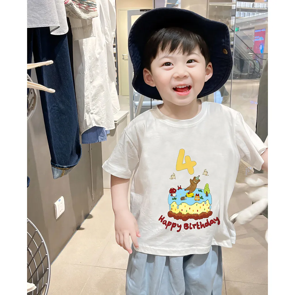 Áo thun cho bé sinh nhật 4 tuổi form rộng 2574 Miucho Kid vải cotton mềm mại thoáng mát thấm hút mồ hôi_thumbnail_2