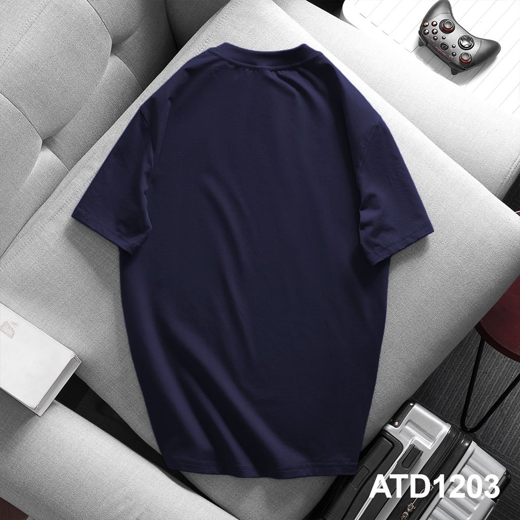 Áo thun nam form rộng ATD1203 Miucho Iconic tay ngắn vải cotton cổ tròn in artwork_thumbnail_3