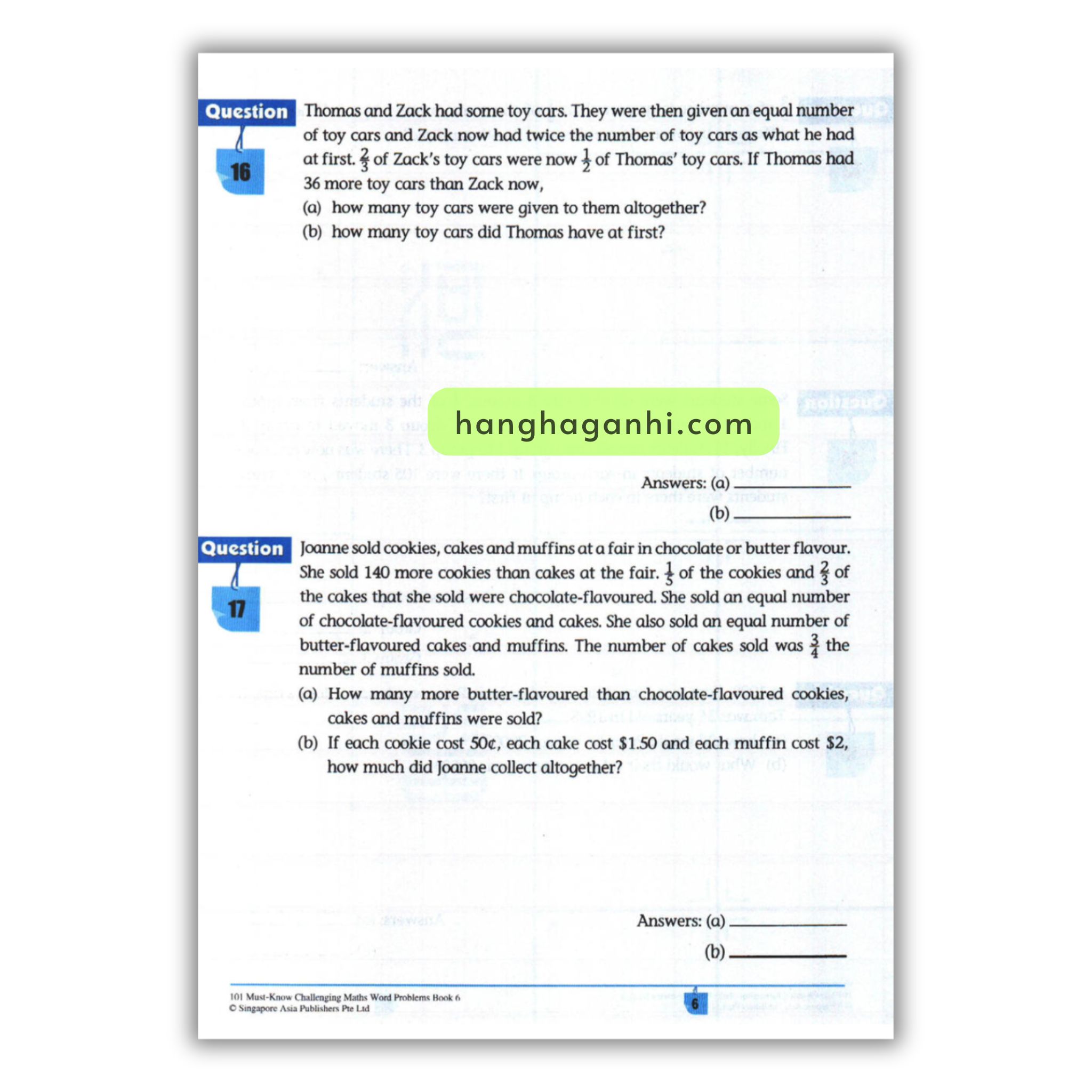 [Sách] 101 Must- Know Challenging Maths Word Problems Book 6_thumbnail_12