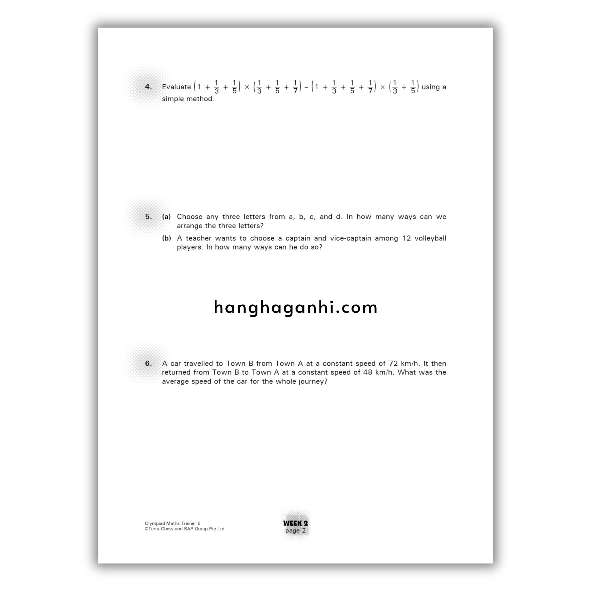 Olympiad Maths Trainer level 6- Sách Toán Tiếng Anh Singapore cho bé lớp 6_thumbnail_2