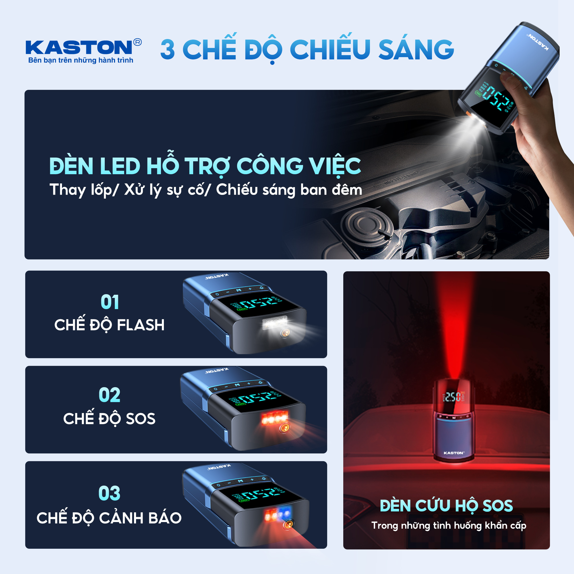 MÁY BƠM LỐP KÍCH BÌNH 4IN1 KASTON 14.000 MAH_thumbnail_5