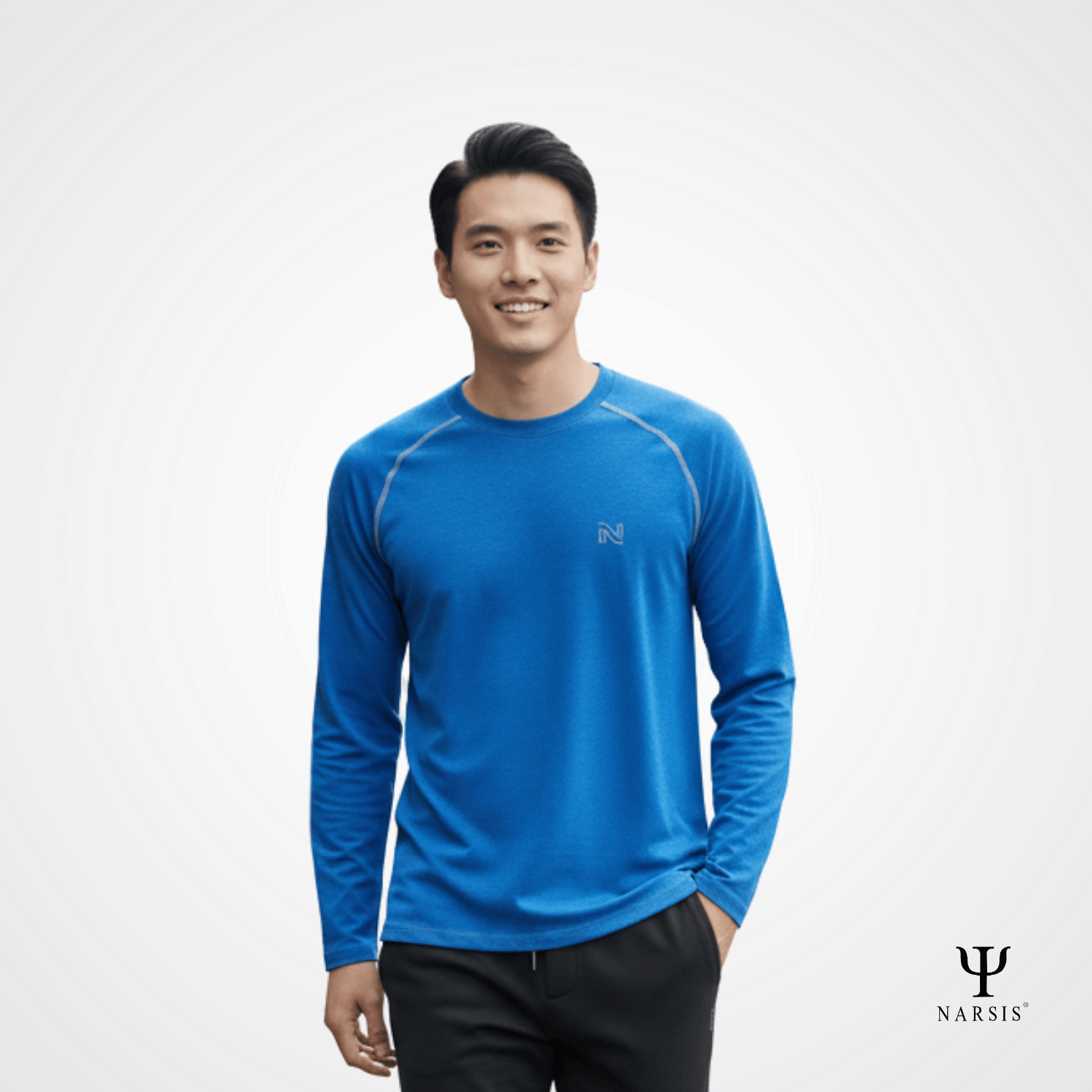 ÁO NAM GIỮ NHIỆT D7078 NARSIS PE NHẸ, THOÁNG KHÍ, THẤM MỒ HÔI, CHẤT LIỆU BỀN, CHỐNG NẮNG_thumbnail_6