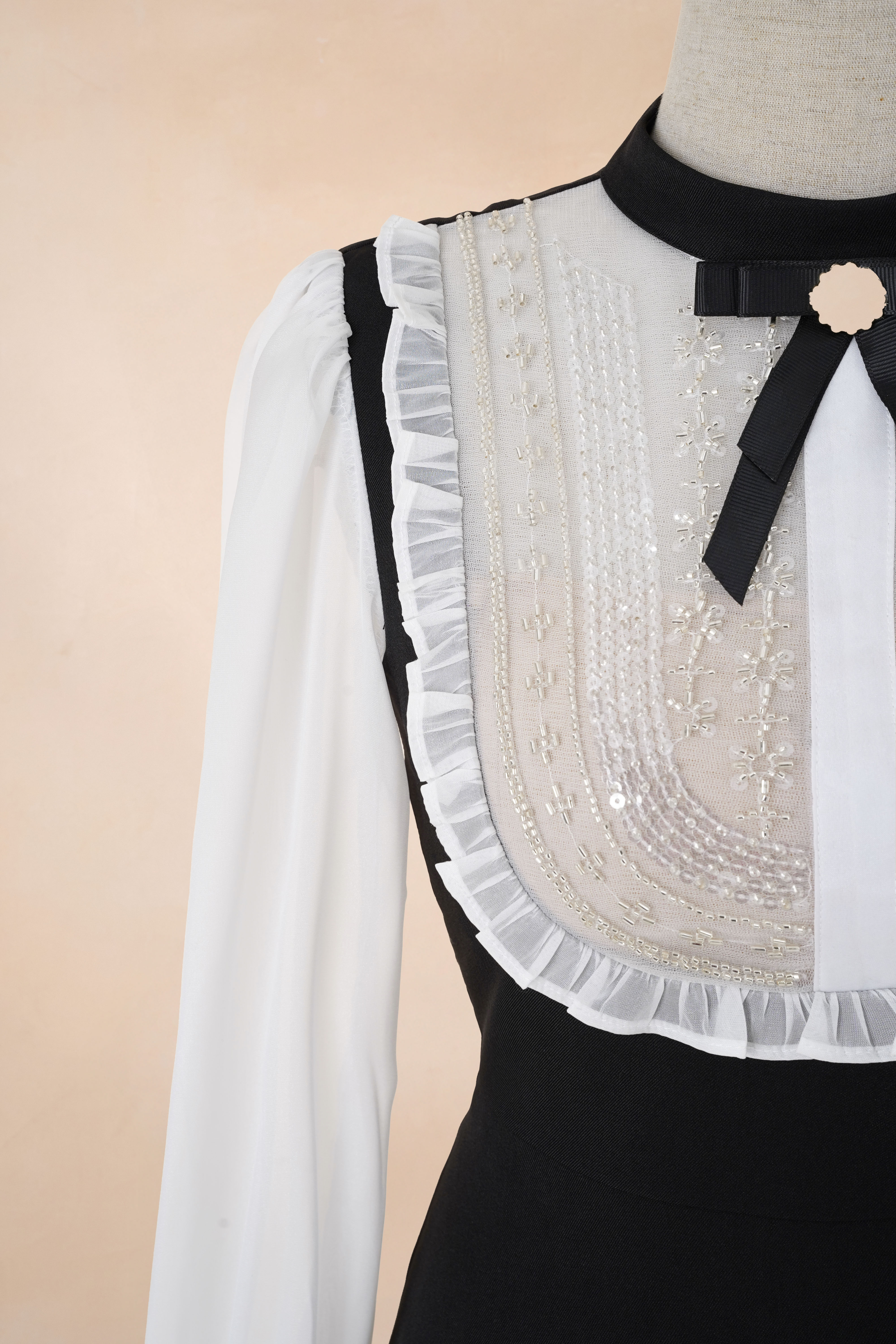 Đầm Bút Chì Bèo Ngực Tag Cài_thumbnail_3