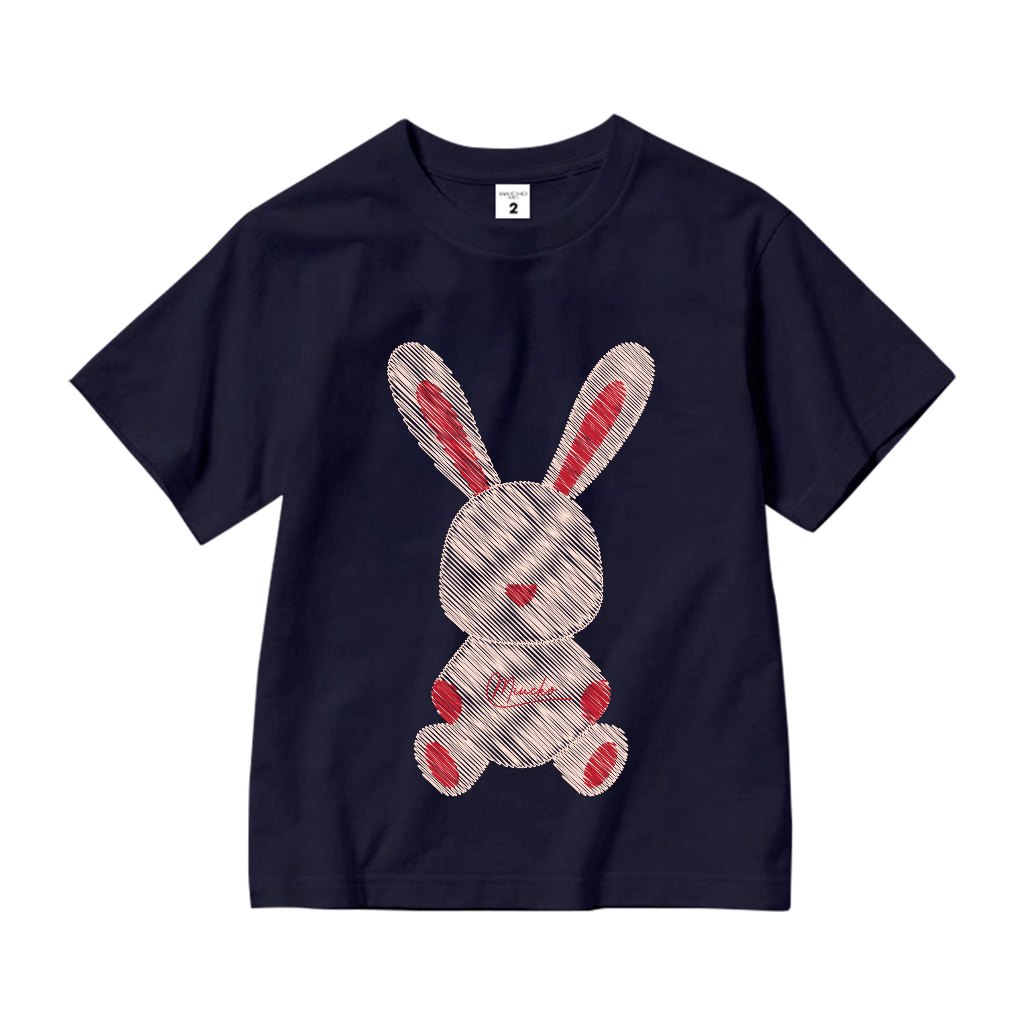 Áo thun cho bé gái form rộng AED1176 Miucho Kid tay ngắn cổ tròn in artwork_thumbnail_11