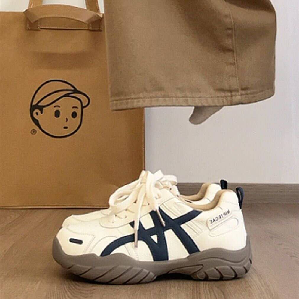 Giày Sneaker Nữ Đế Cao 4cm Thời Trang Cá Tính, Giày Thể Thao Nữ Độn Đế Tôn Dáng Đi Học Đi Chơi_thumbnail_2