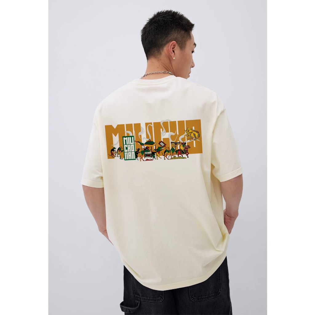 Áo thun nam form rộng 12 con giáp tuổi Tí ( tuổi chuột) ATD438 Miucho Man cotton cổ tròn ingraphic_thumbnail_4