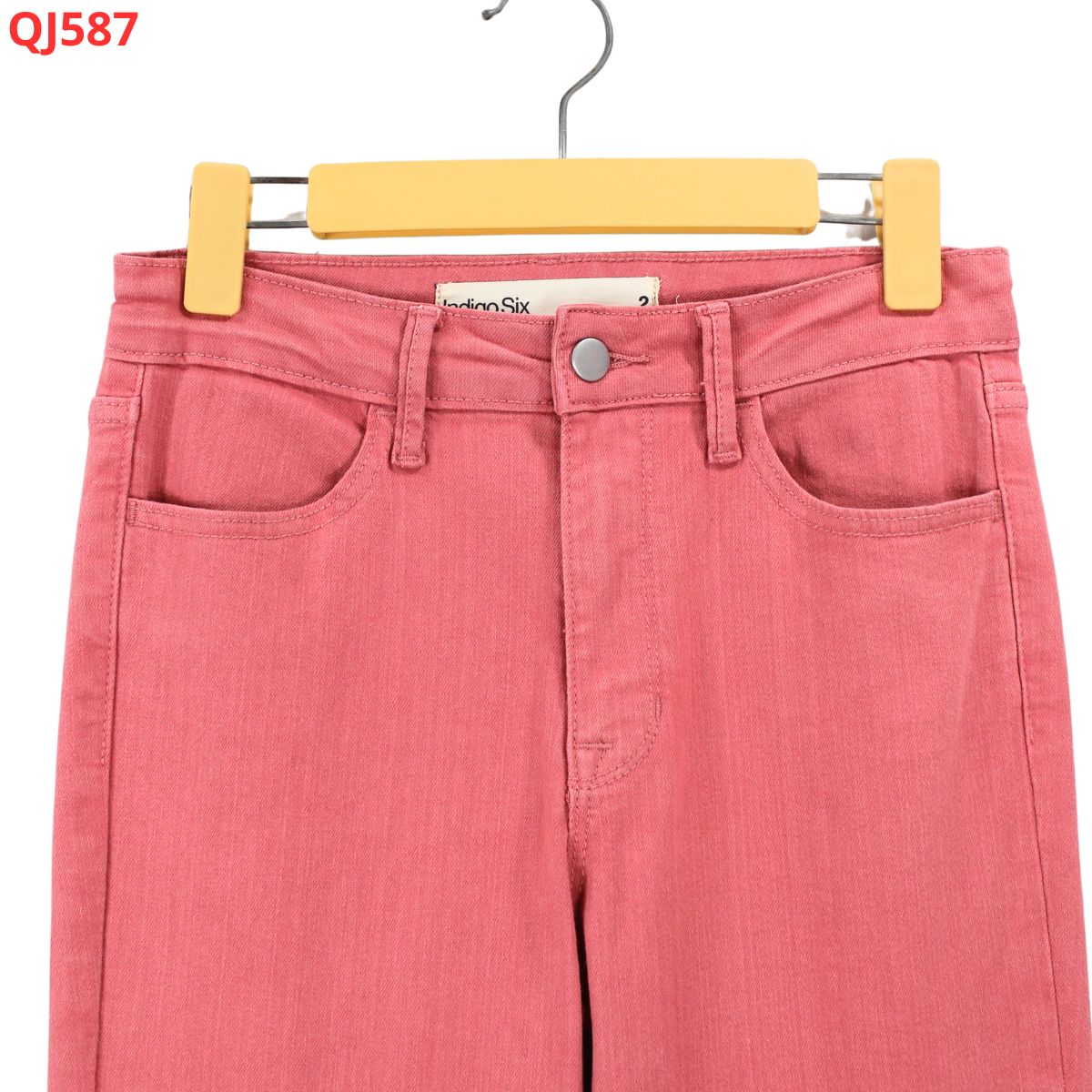QJ587 Quần jeans hồng - loe_thumbnail_2