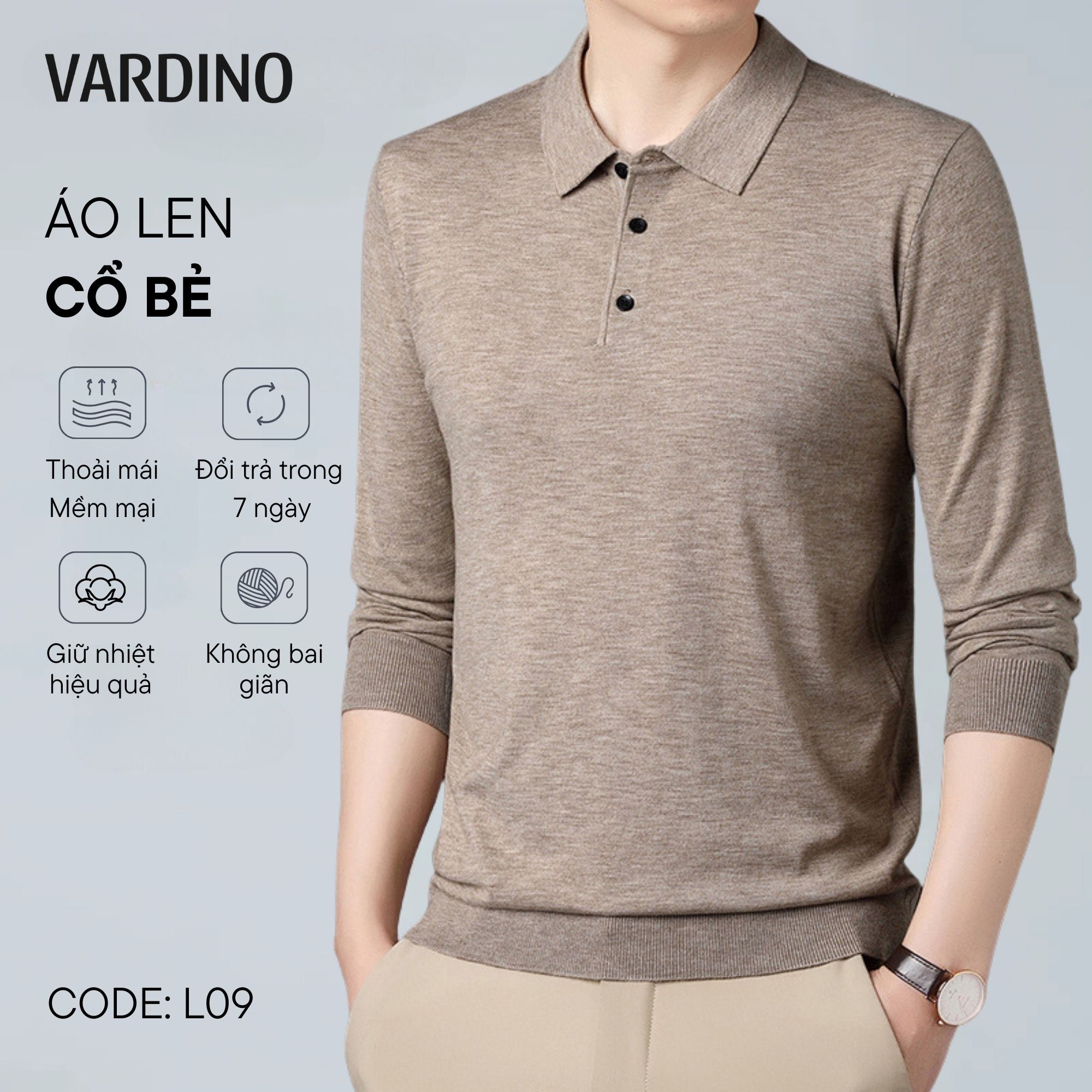 Áo len nam Vardino L09