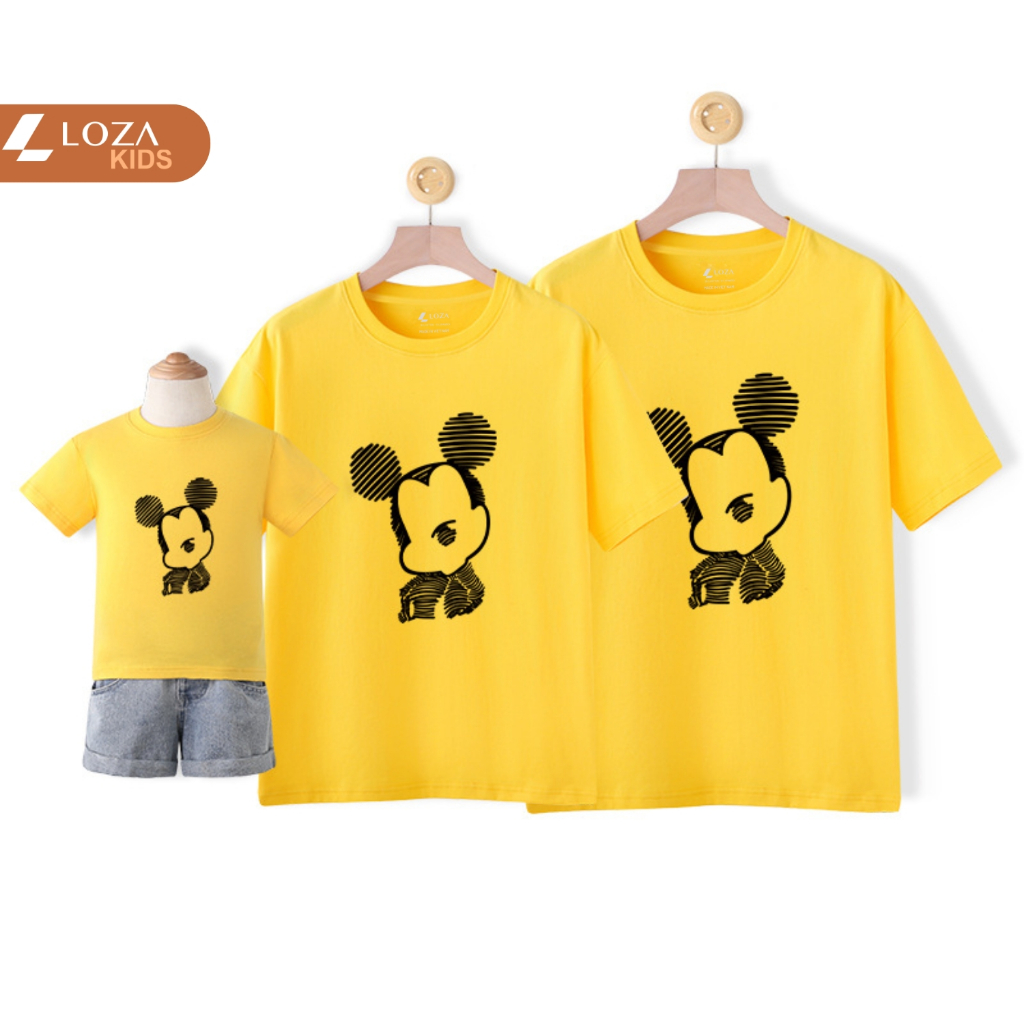 Áo phông gia đình LOZA KIDS in hình Mickey - Áo đồng phục gia đình – Mã GĐ3053_thumbnail_4