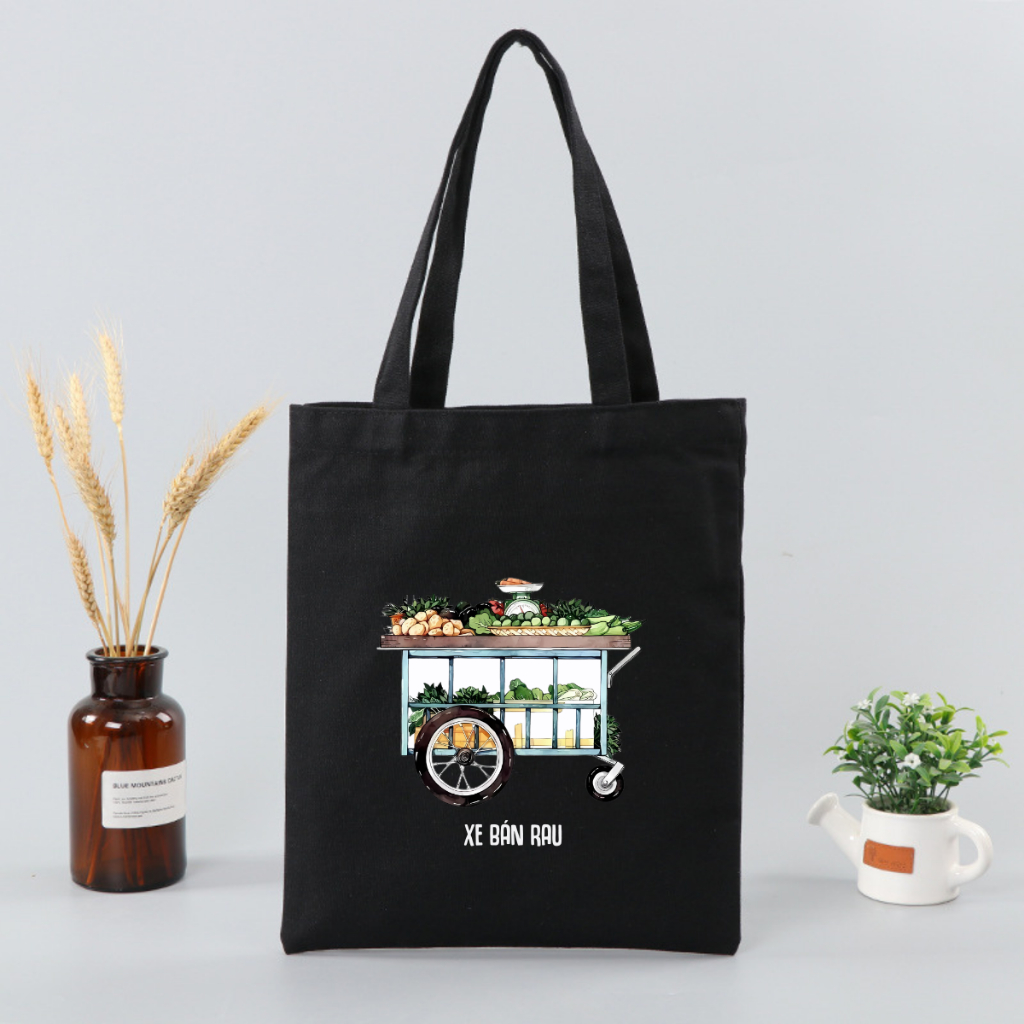 Túi tote vải canvas local brand We Tee Ẩm thực Việt Nam có khoá kéo và ngăn phụ - TOTE11_thumbnail_12