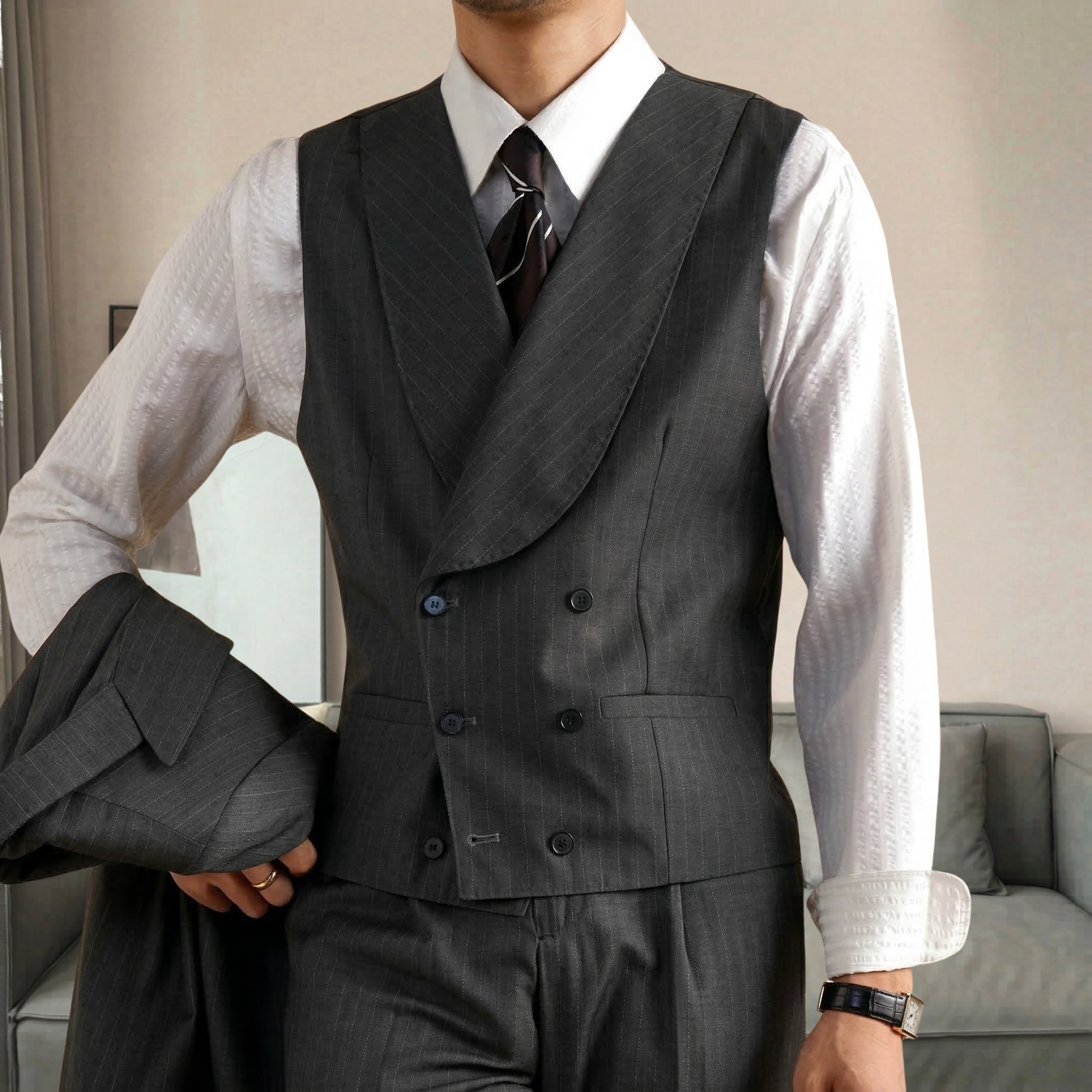 Bộ Suit Sọc Navy Royal Thames_thumbnail_6