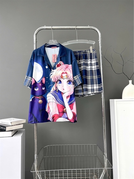 [Thun06]Đồ Bộ Vải Thun Bigsize – Mặc Lạnh, Nhẹ Tênh, Họa Tiết Cute Cho Nàng 65–85kg