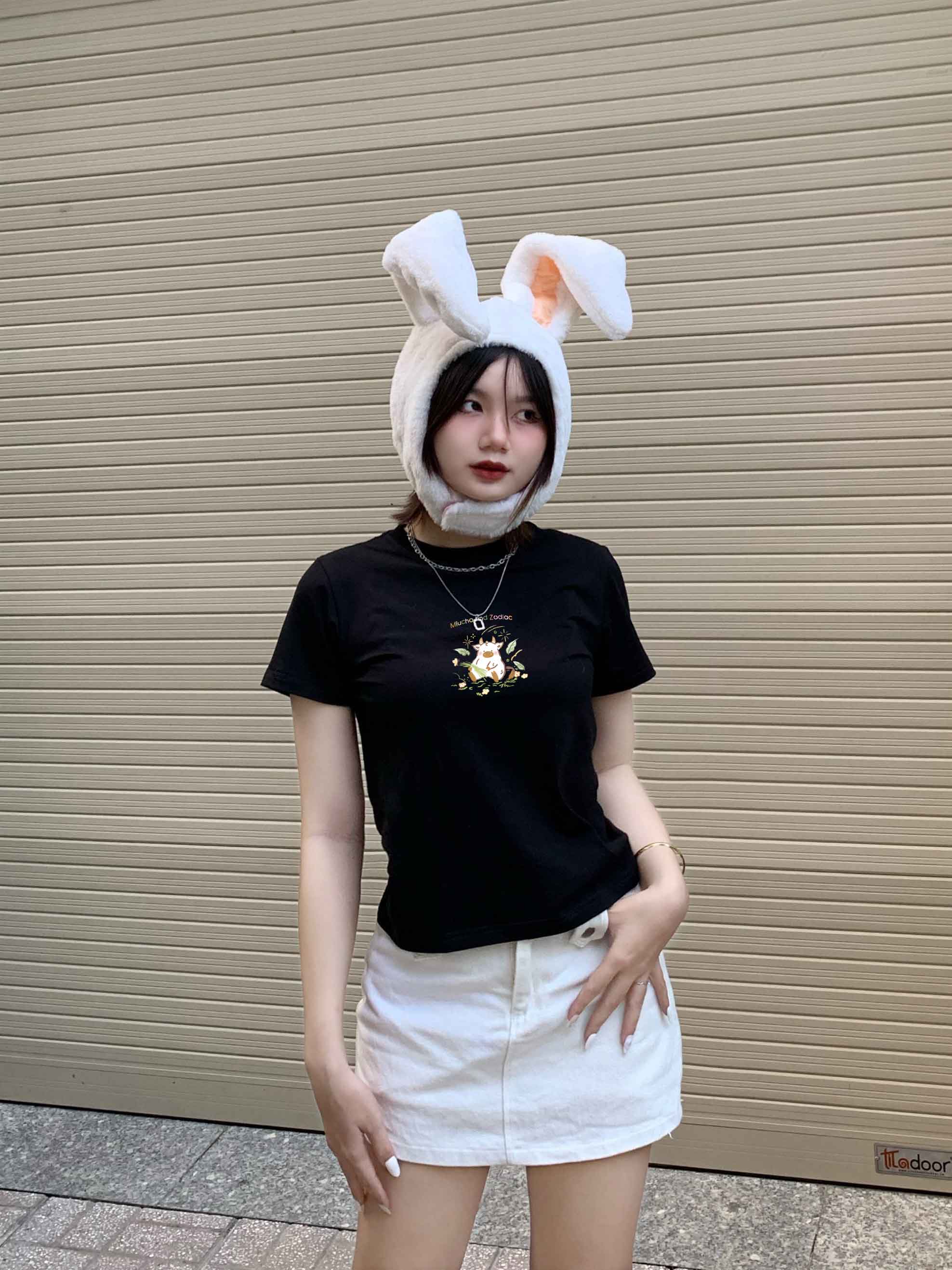 Áo baby tee 12 con giáp tuổi Sửu ( tuổi Trâu)  ABD396 Miucho cotton cổ tròn in graphic_thumbnail_2